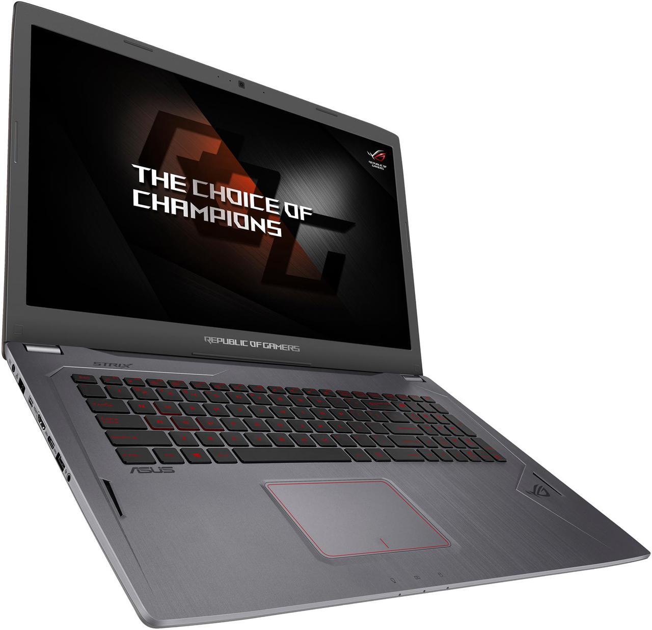 Alt view image 4 of 13 - ASUS ROG Strix GL702VS-AH73 17.3" Full HD 75 Hz Ultra Thin and Light Gaming Laptop, G-SYNC Display, GeForce GTX 1070 8 GB, Intel i7-7700HQ 2.8 GHz, 12 GB DDR4 RAM, 128 GB SSD + 1 TB 7200 RPM HDD Windows 10 Home