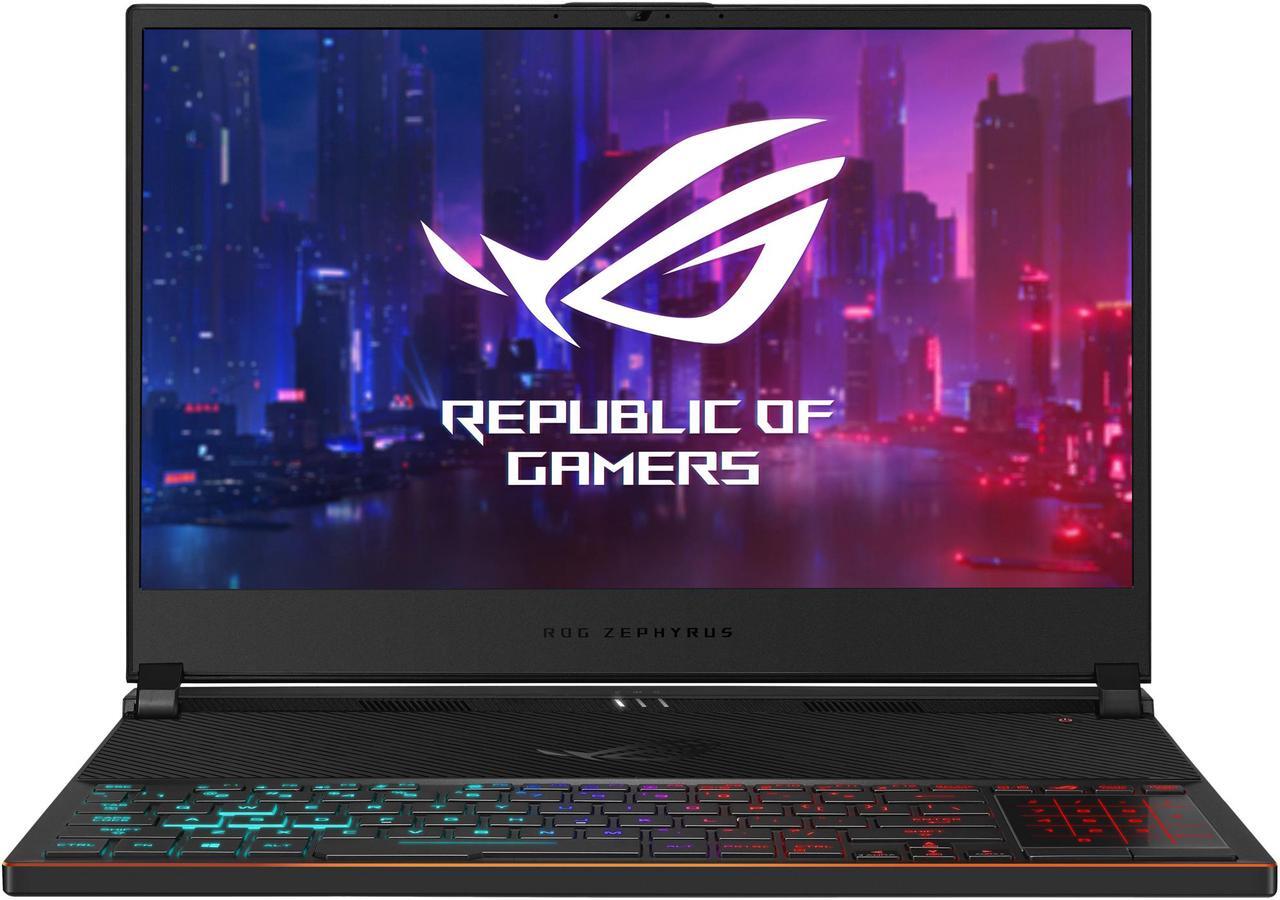 Alt view image 2 of 18 - ASUS ROG Zephyrus S Ultra Slim Gaming PC Laptop, 15.6" 144 Hz IPS Type, Intel Core i7-8750H CPU, GeForce GTX 1070, 16 GB DDR4, 512 GB PCIe SSD, Military-Grade Metal Chassis, Windows 10 Home - GX531GS-AH76