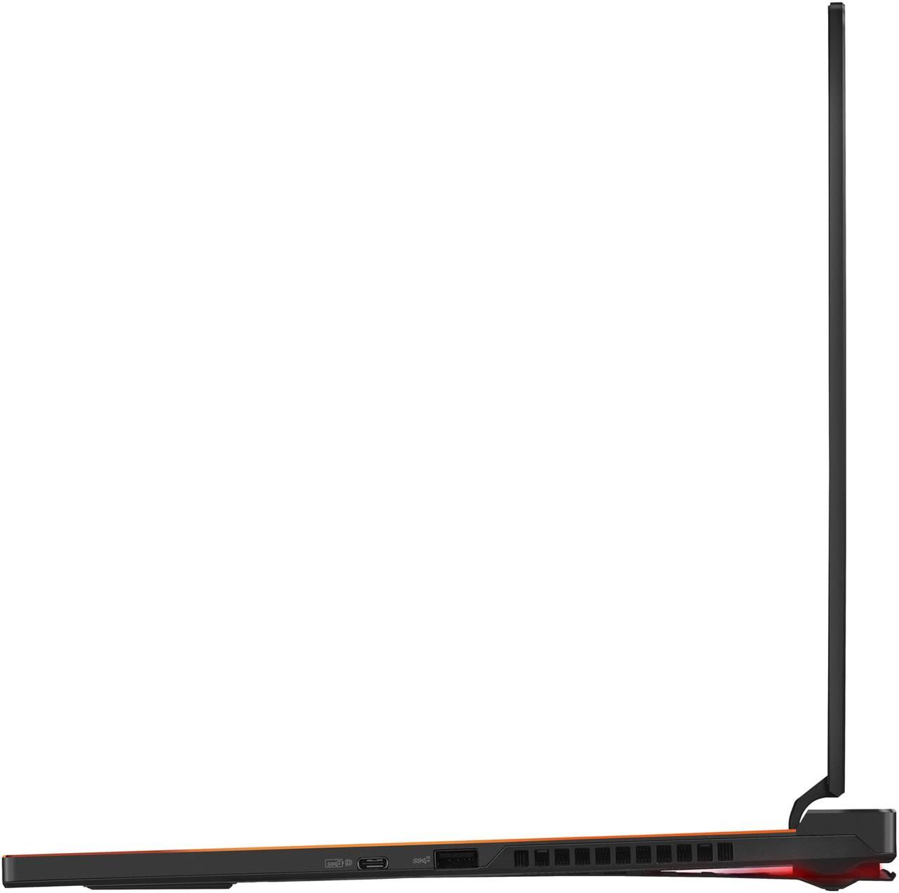 Alt view image 9 of 18 - ASUS ROG Zephyrus S Ultra Slim Gaming PC Laptop, 15.6" 144 Hz IPS Type, Intel Core i7-8750H CPU, GeForce GTX 1070, 16 GB DDR4, 512 GB PCIe SSD, Military-Grade Metal Chassis, Windows 10 Home - GX531GS-AH76