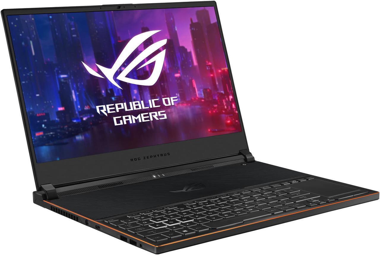 Alt view image 3 of 18 - ASUS ROG Zephyrus S Ultra Slim Gaming PC Laptop, 15.6" 144 Hz IPS Type, Intel Core i7-8750H CPU, GeForce GTX 1070, 16 GB DDR4, 512 GB PCIe SSD, Military-Grade Metal Chassis, Windows 10 Home - GX531GS-AH76
