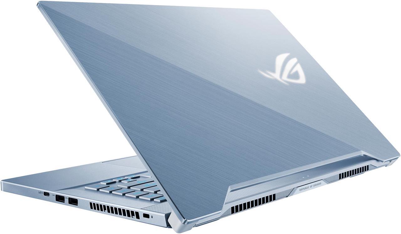 Alt view image 18 of 18 - ROG Zephyrus M GU502GU-XH74-BL Gaming Laptop - 15.6" 240 Hz FHD IPS, GeForce GTX 1660 Ti, Intel Core i7-9750H, 16 GB DDR4, 512 GB SSD, Per-Key RGB, Windows 10 Pro, Glacier Blue