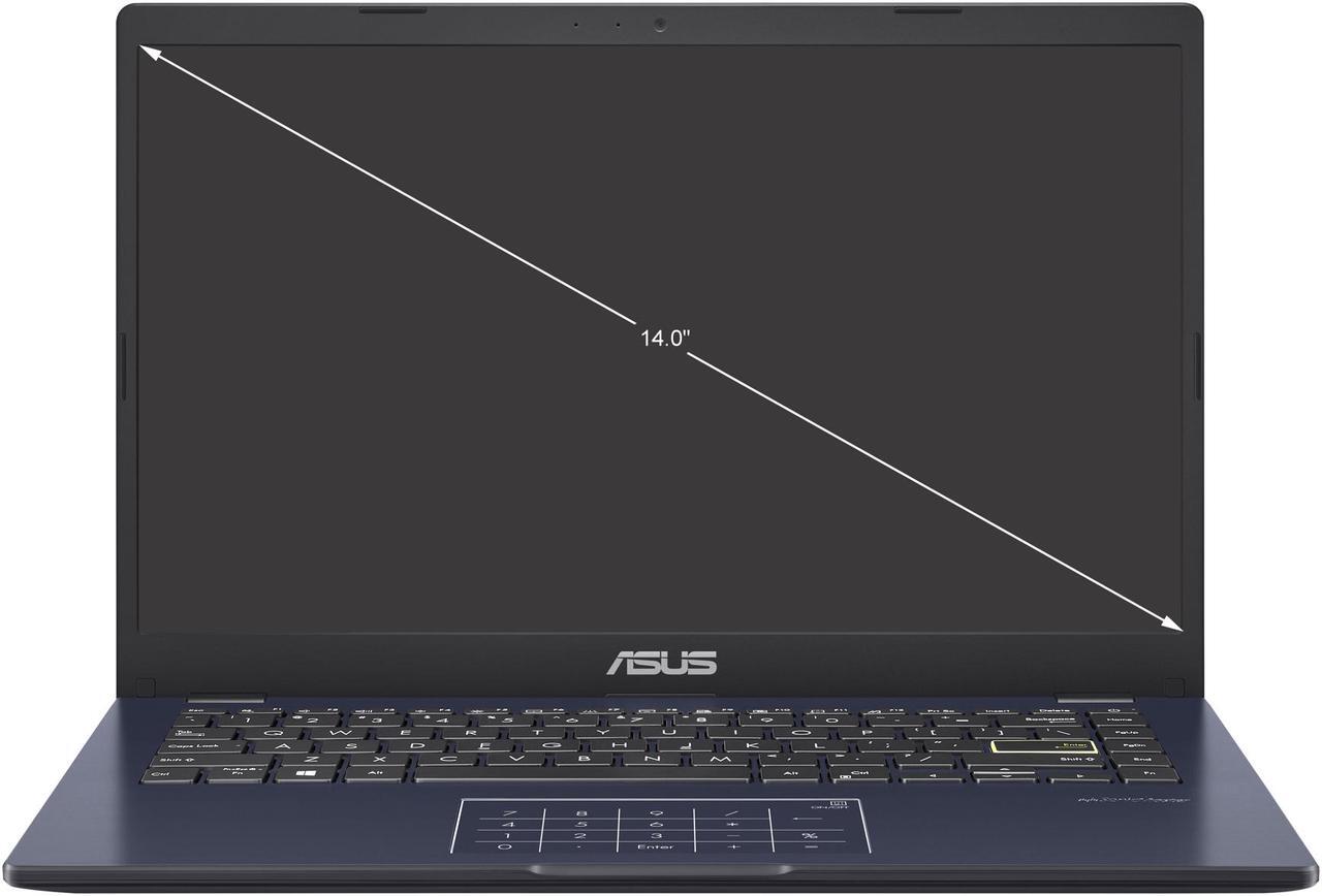 Alt view image 14 of 17 - ASUS Laptop L410 Ultra Thin Laptop, 14" FHD Display, Intel Celeron N4020 Processor, 4 GB RAM, 64 GB Storage, NumberPad, Windows 10 Home in S Mode, Star Black, L410MA-DB02