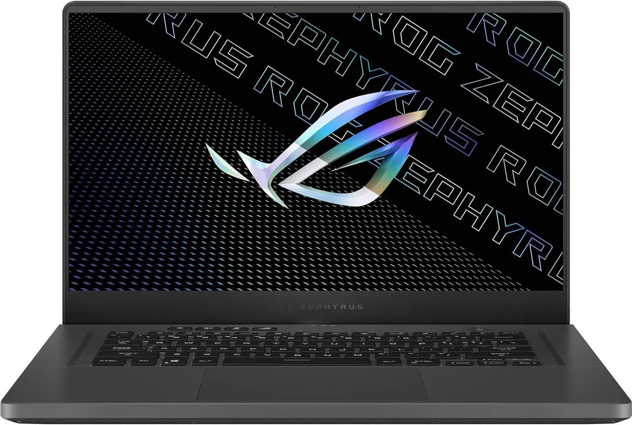 Main image of ASUS ROG Zephyrus G15 Ultra Slim Gaming Laptop, 15.6" 165Hz QHD, GeForce RTX 3060, AMD Ryzen 9 5900HS, 16GB DDR4, 512GB PCIe NVMe SSD, Wi-Fi 6, Windows 10, Eclipse Gray, GA503QM-BS94Q