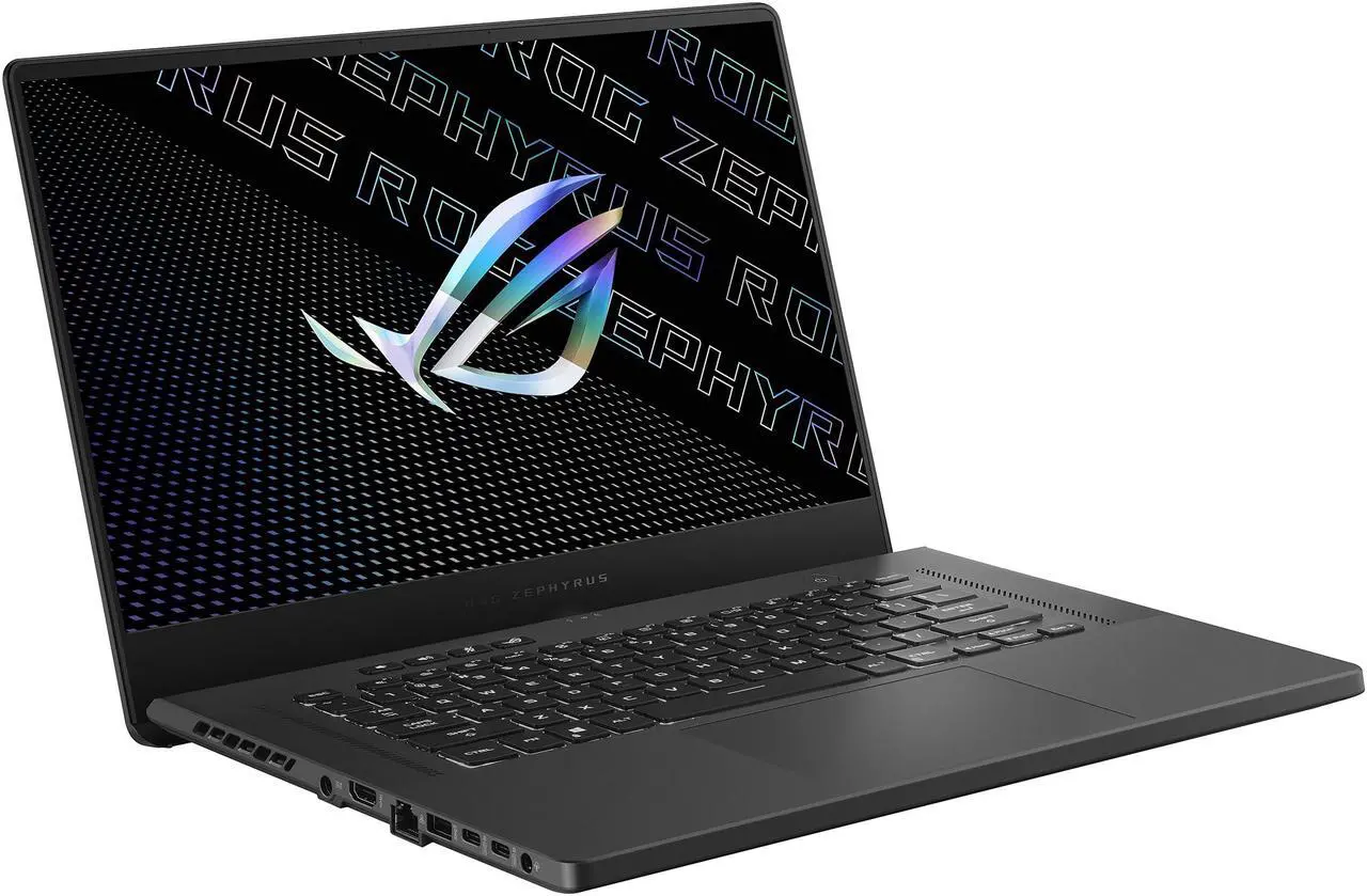 Alt view image 4 of 20 - ASUS ROG Zephyrus G15 Ultra Slim Gaming Laptop, 15.6" 165Hz QHD, GeForce RTX 3060, AMD Ryzen 9 5900HS, 16GB DDR4, 512GB PCIe NVMe SSD, Wi-Fi 6, Windows 10, Eclipse Gray, GA503QM-BS94Q