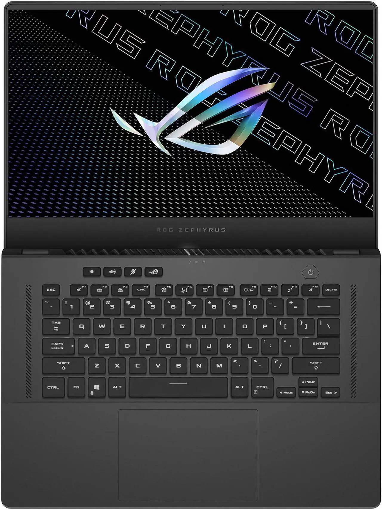 Alt view image 8 of 20 - ASUS ROG Zephyrus G15 Ultra Slim Gaming Laptop, 15.6" 165Hz QHD, GeForce RTX 3060, AMD Ryzen 9 5900HS, 16GB DDR4, 512GB PCIe NVMe SSD, Wi-Fi 6, Windows 10, Eclipse Gray, GA503QM-BS94Q