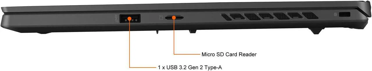 Alt view image 12 of 20 - ASUS ROG Zephyrus G15 Ultra Slim Gaming Laptop, 15.6" 165Hz QHD, GeForce RTX 3060, AMD Ryzen 9 5900HS, 16GB DDR4, 512GB PCIe NVMe SSD, Wi-Fi 6, Windows 10, Eclipse Gray, GA503QM-BS94Q