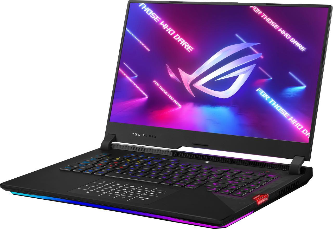 Alt view image 2 of 19 - ASUS ROG Strix Scar 15 Gaming Laptop, 15.6” 300Hz IPS Type FHD Display, NVIDIA GeForce RTX 3080, AMD Ryzen 9 5900HX, 16GB DDR4, 1TB SSD, Opti-Mechanical Per-Key RGB Keyboard, Windows 11, G533QS-DS94