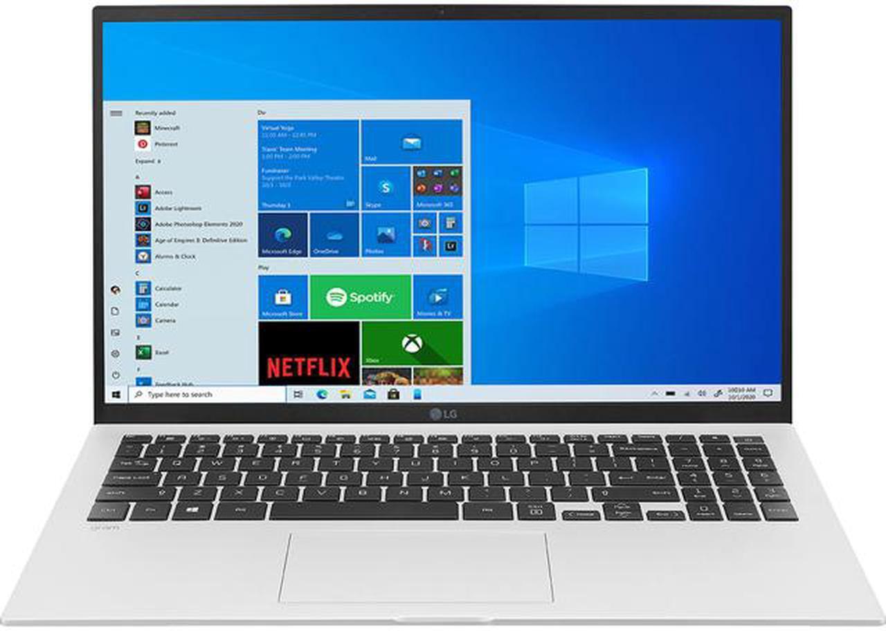 Main image of LG Gram Laptop Intel Core i7 11th Gen 1165G7 (2.80GHz) 16GB Memory 1 TB M.2 SSD Intel Iris Xe Graphics 15.6" Windows 10 Pro 64-bit 15Z90P-N.APS7U1