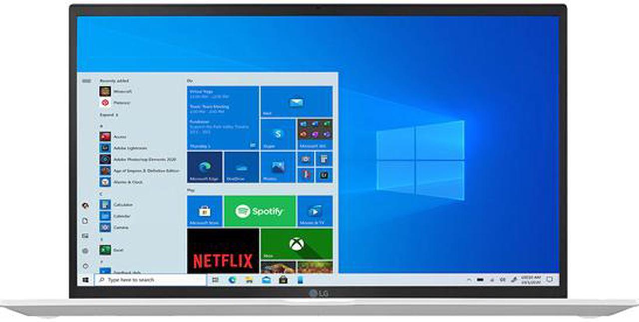 Alt view image 5 of 19 - LG Gram Laptop Intel Core i7 11th Gen 1165G7 (2.80GHz) 16GB Memory 1 TB M.2 SSD Intel Iris Xe Graphics 15.6" Windows 10 Pro 64-bit 15Z90P-N.APS7U1
