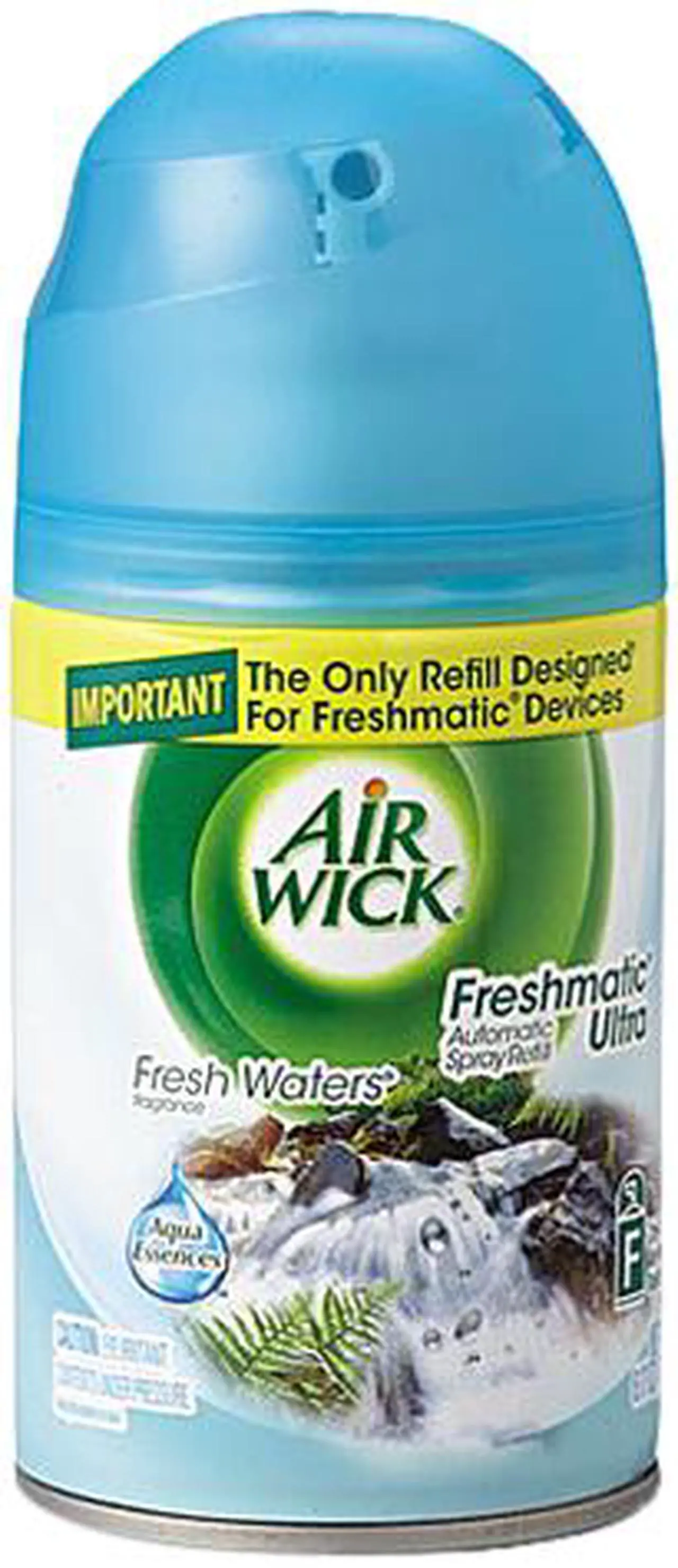 Main image of Reckitt Benckiser - REC 79553 - Freshmatic Ultra Odor Detect Refills, Fresh Waters, 6.17oz Aerosol, 6/Carton