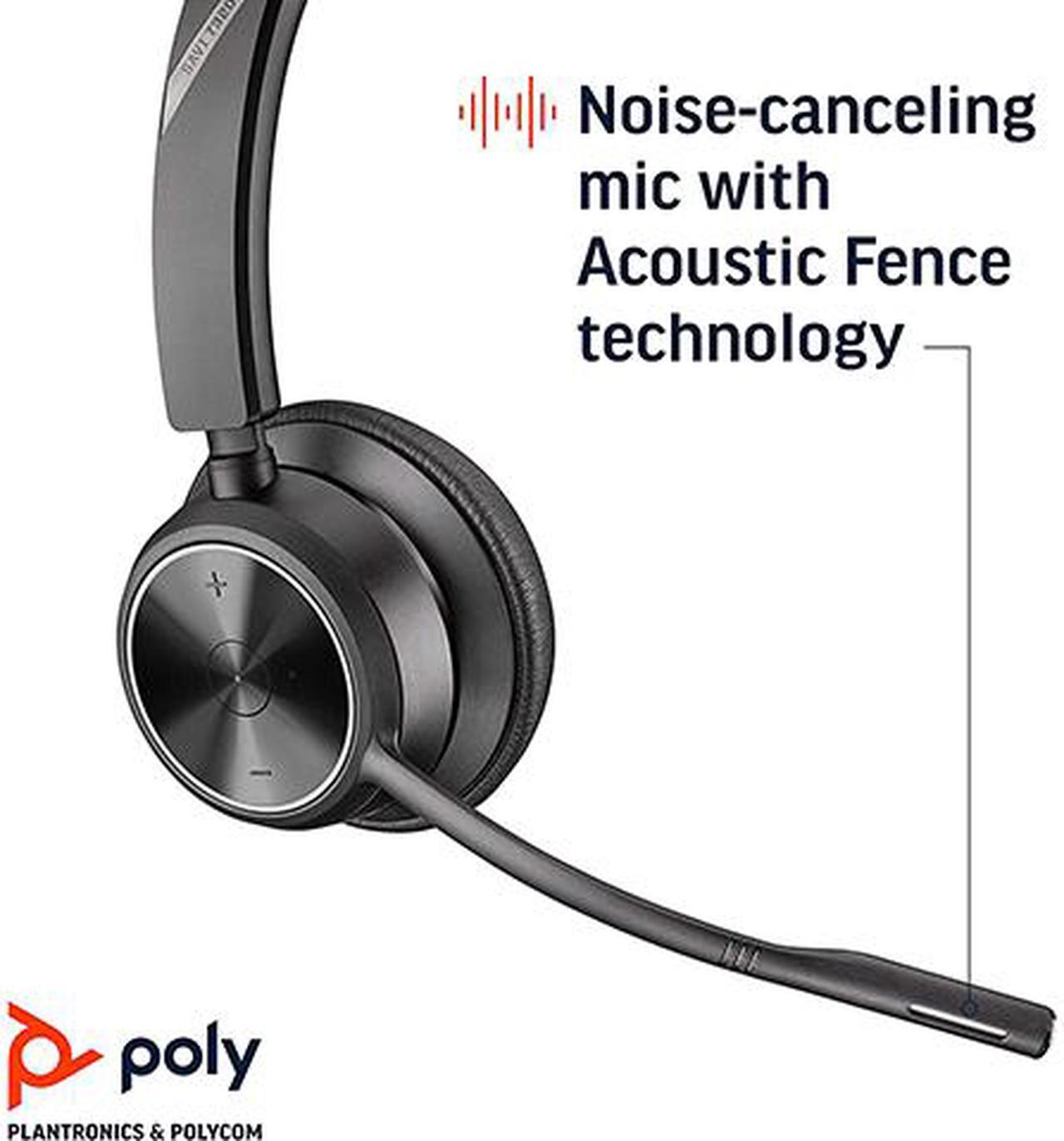 Alt view image 3 of 7 - Poly Savi 7310-M Ultra-Secure Wireless DECT Headset System - Microsoft Teams Certified Version