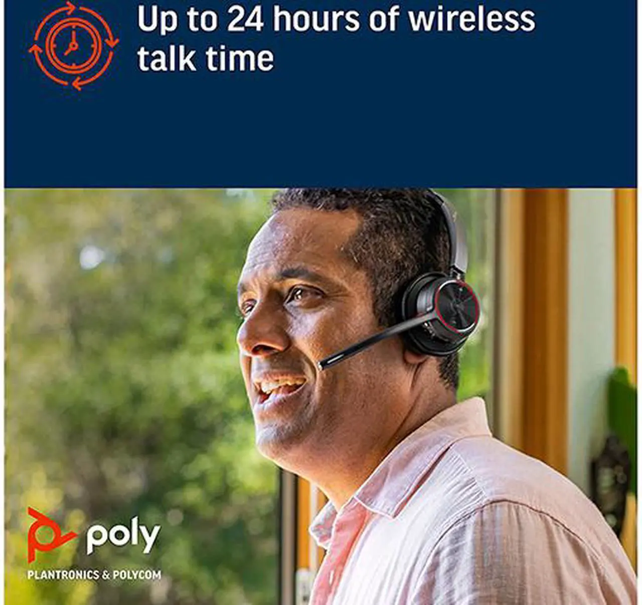 Alt view image 8 of 8 - Poly (Plantronics + Polycom) Voyager 4310 UC Wireless Headset (Plantronics) - Single-Ear Headset Mic - Works with Teams (Certified), Black, (218473-02)