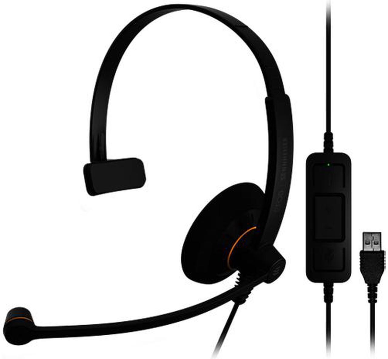 EPOS Sennheiser SC 30 USB ML Monaural On-Ear USB Wired Headset with Microphone