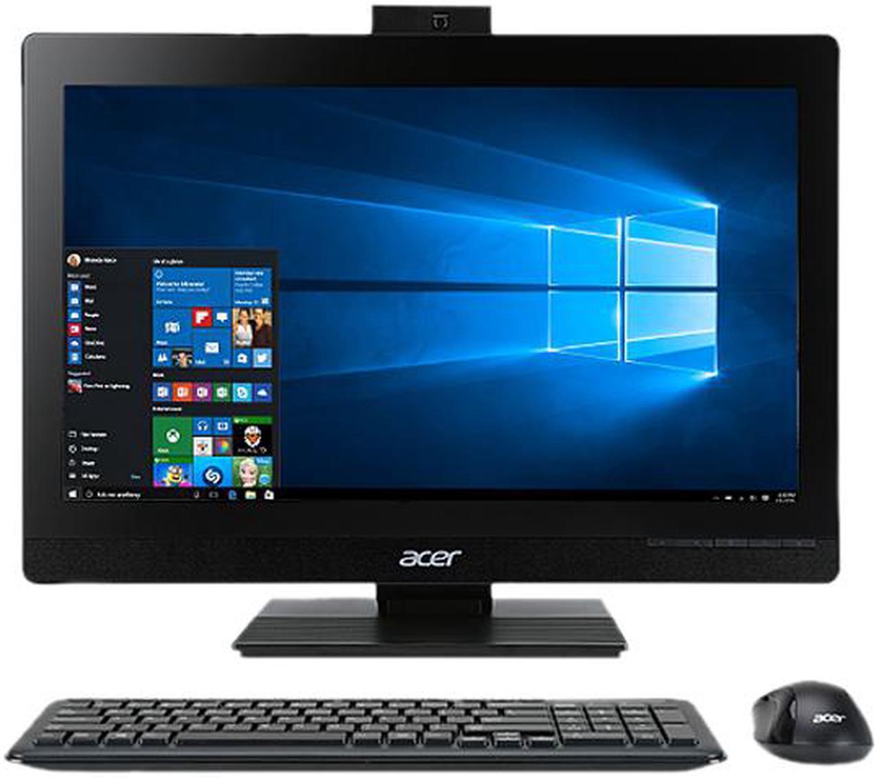 Acer All-in-One Computer Veriton Z VZ4820G-CQI53 Intel Core i5-6500 8GB DDR4 256 GB SSD 23.8" Windows 7 Professional 64-Bit (Downgrade From Windows 10 Pro)