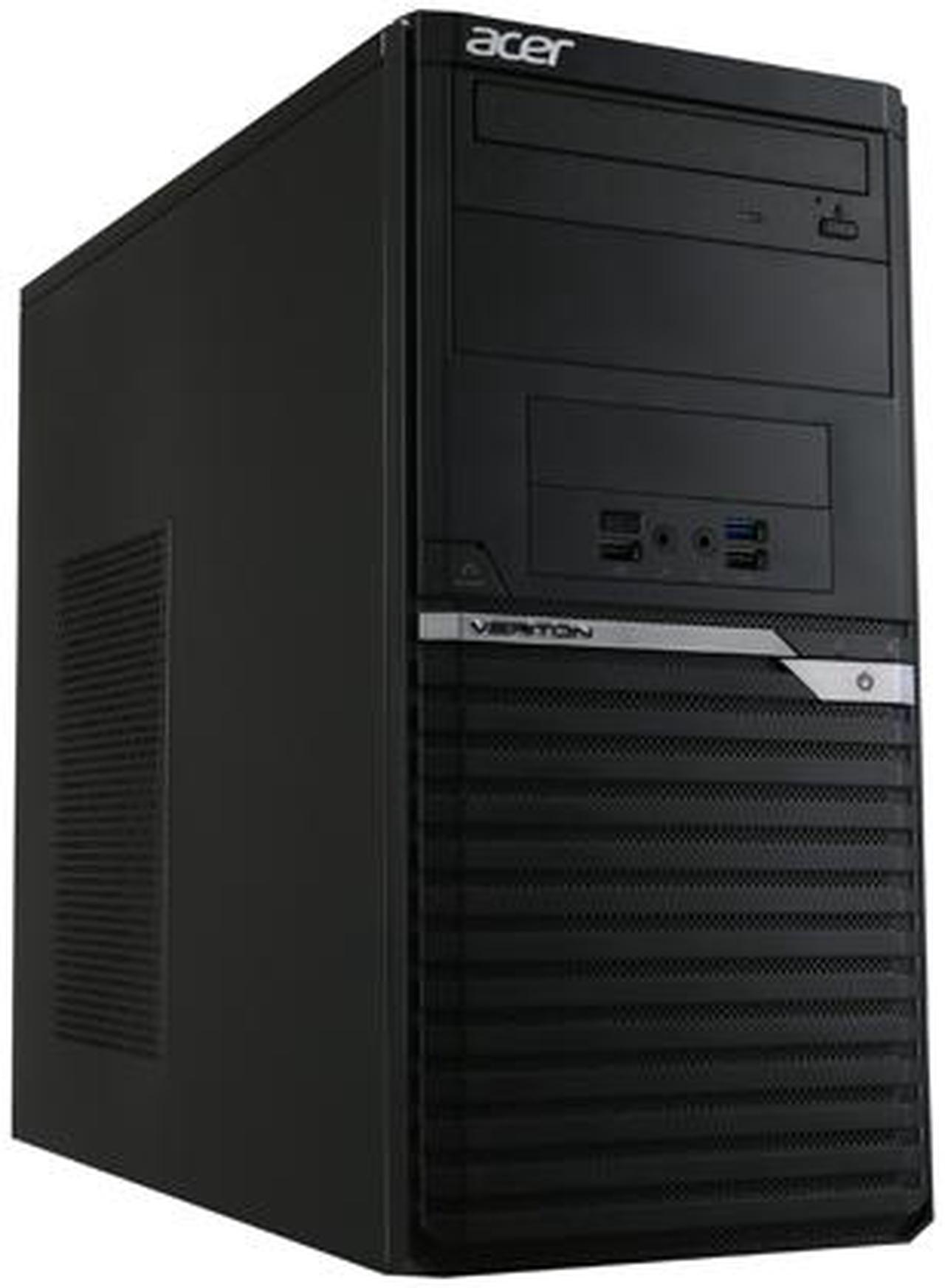 Acer Veriton M4660G VM4660G-I5850H1 Desktop Computer - Intel Core i5 (8th Gen) i5-8500 3.00 GHz - 8 GB DDR4 SDRAM - 1 TB HDD - Windows 10 Pro 64-bit - Black