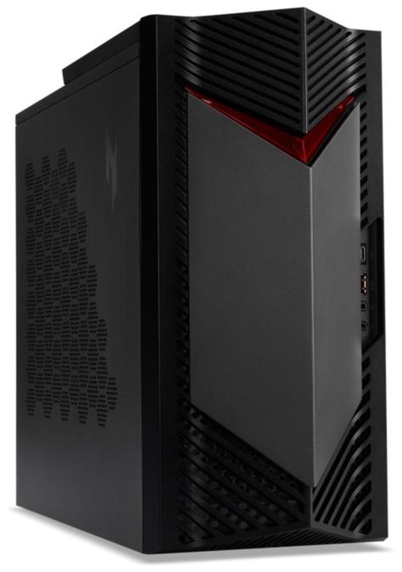 Alt view image 2 of 19 - Acer Nitro 50 N50-650-UR13 Desktop, 13th Gen Intel Core i5-13400F, GeForce RTX 3060 Graphics, 16GB DDR4 3200MHZ Memory, 512GB M.2 2280 PCIe Gen 4 SSD, 1TB 7200RPM HDD, DTS: X Ultra, Windows 11 Home