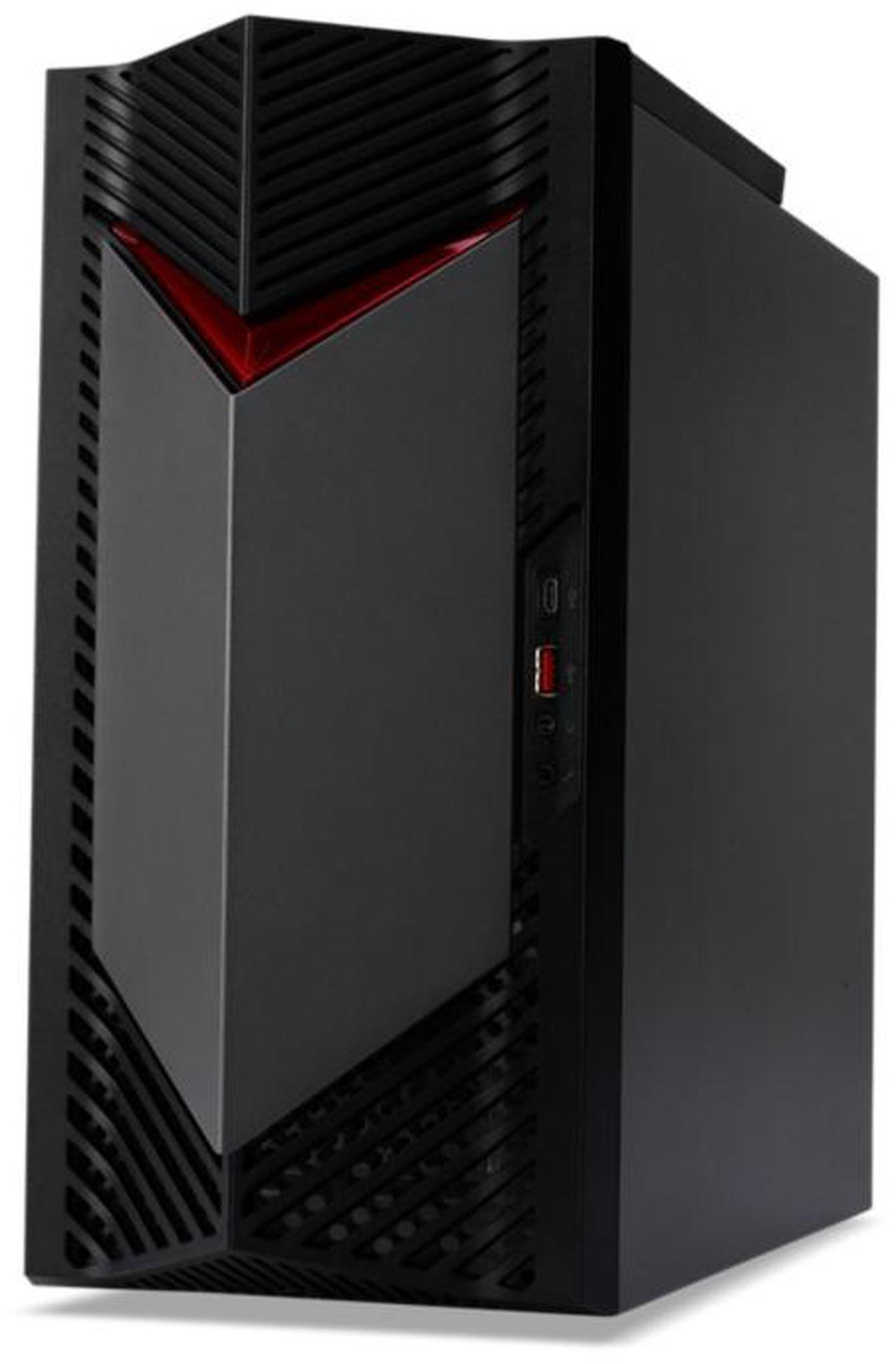 Alt view image 3 of 19 - Acer Nitro 50 N50-650-UR13 Desktop, 13th Gen Intel Core i5-13400F, GeForce RTX 3060 Graphics, 16GB DDR4 3200MHZ Memory, 512GB M.2 2280 PCIe Gen 4 SSD, 1TB 7200RPM HDD, DTS: X Ultra, Windows 11 Home