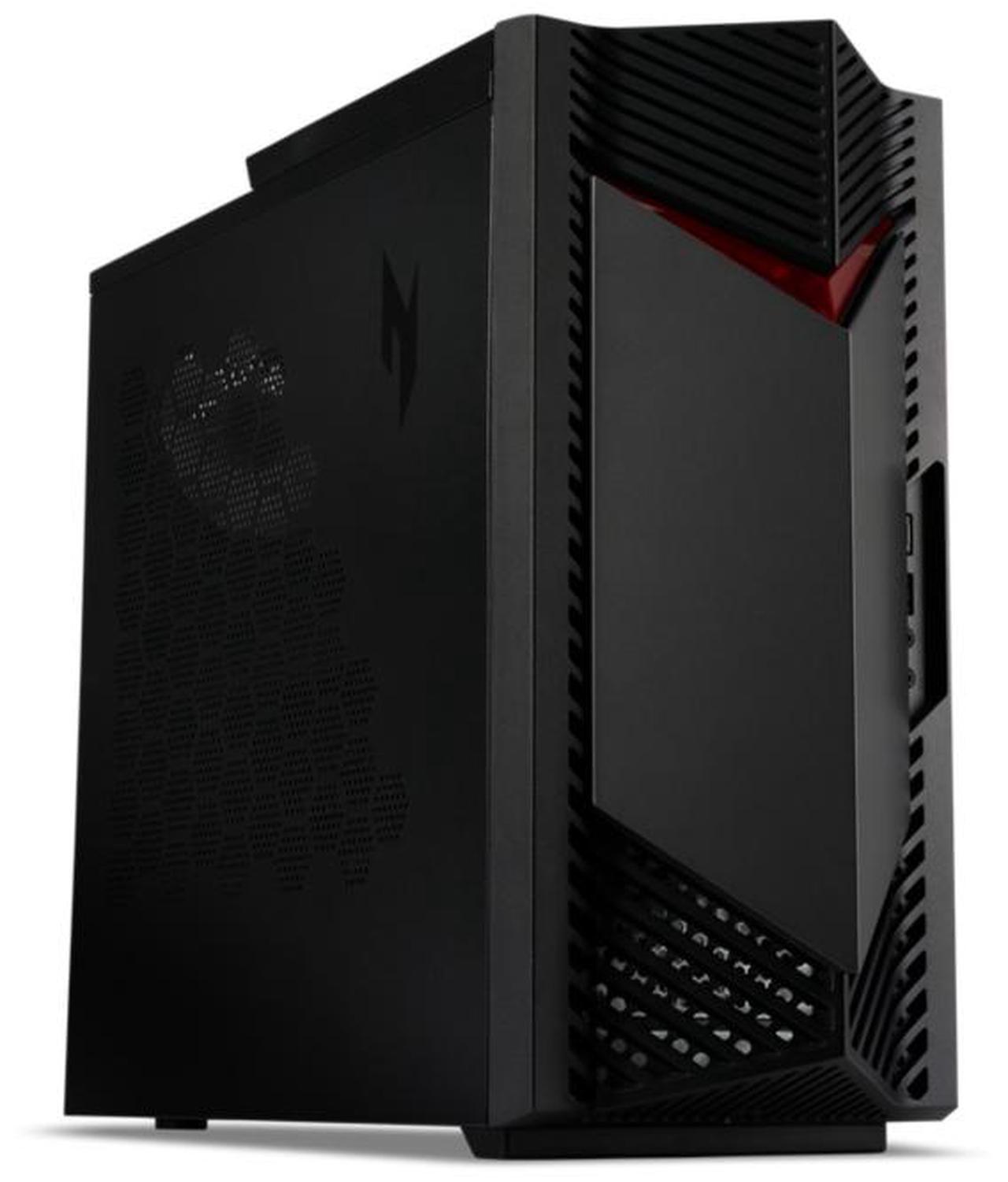 Alt view image 6 of 19 - Acer Nitro 50 N50-650-UR13 Desktop, 13th Gen Intel Core i5-13400F, GeForce RTX 3060 Graphics, 16GB DDR4 3200MHZ Memory, 512GB M.2 2280 PCIe Gen 4 SSD, 1TB 7200RPM HDD, DTS: X Ultra, Windows 11 Home
