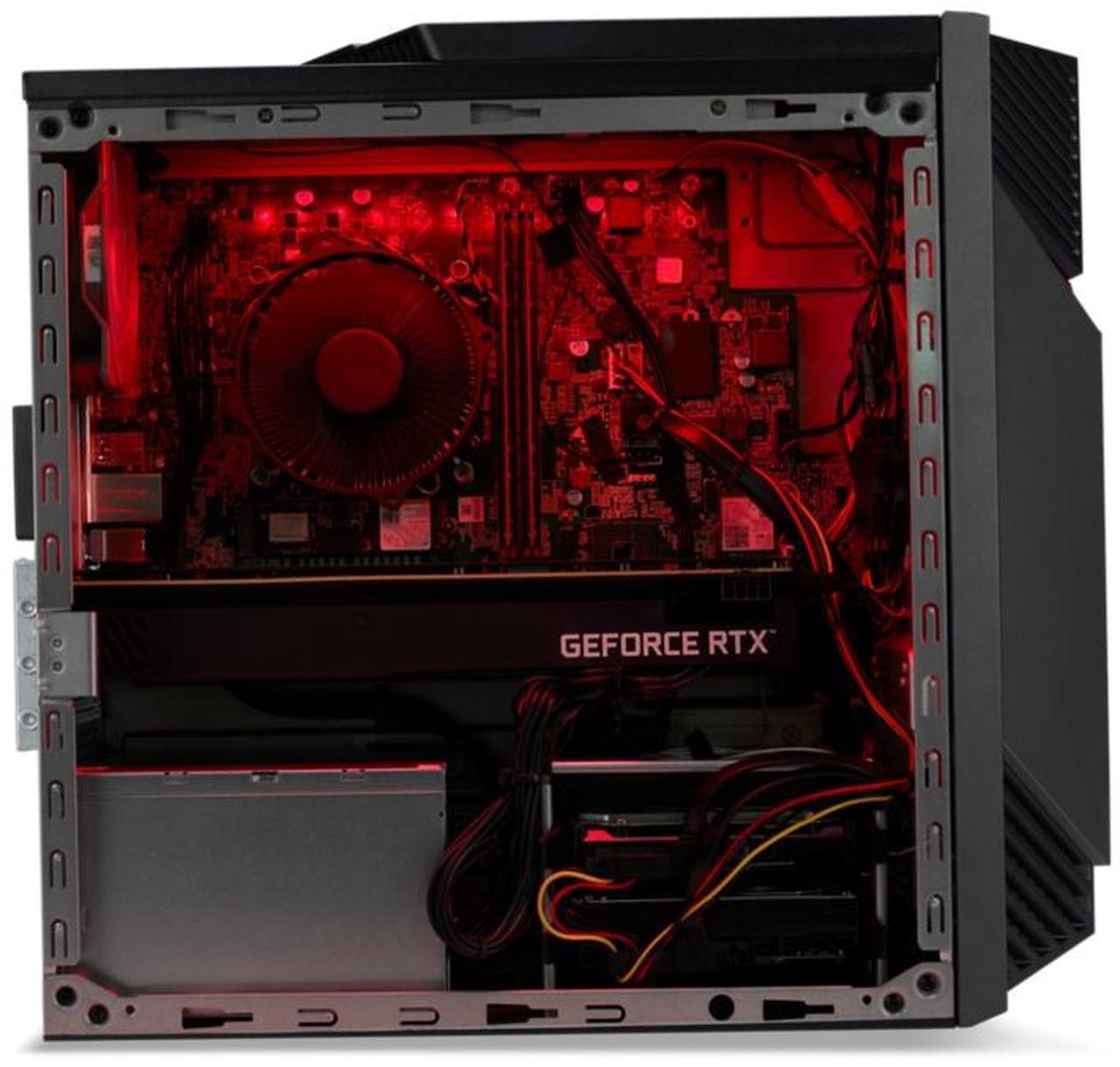 Alt view image 11 of 19 - Acer Nitro 50 N50-650-UR13 Desktop, 13th Gen Intel Core i5-13400F, GeForce RTX 3060 Graphics, 16GB DDR4 3200MHZ Memory, 512GB M.2 2280 PCIe Gen 4 SSD, 1TB 7200RPM HDD, DTS: X Ultra, Windows 11 Home