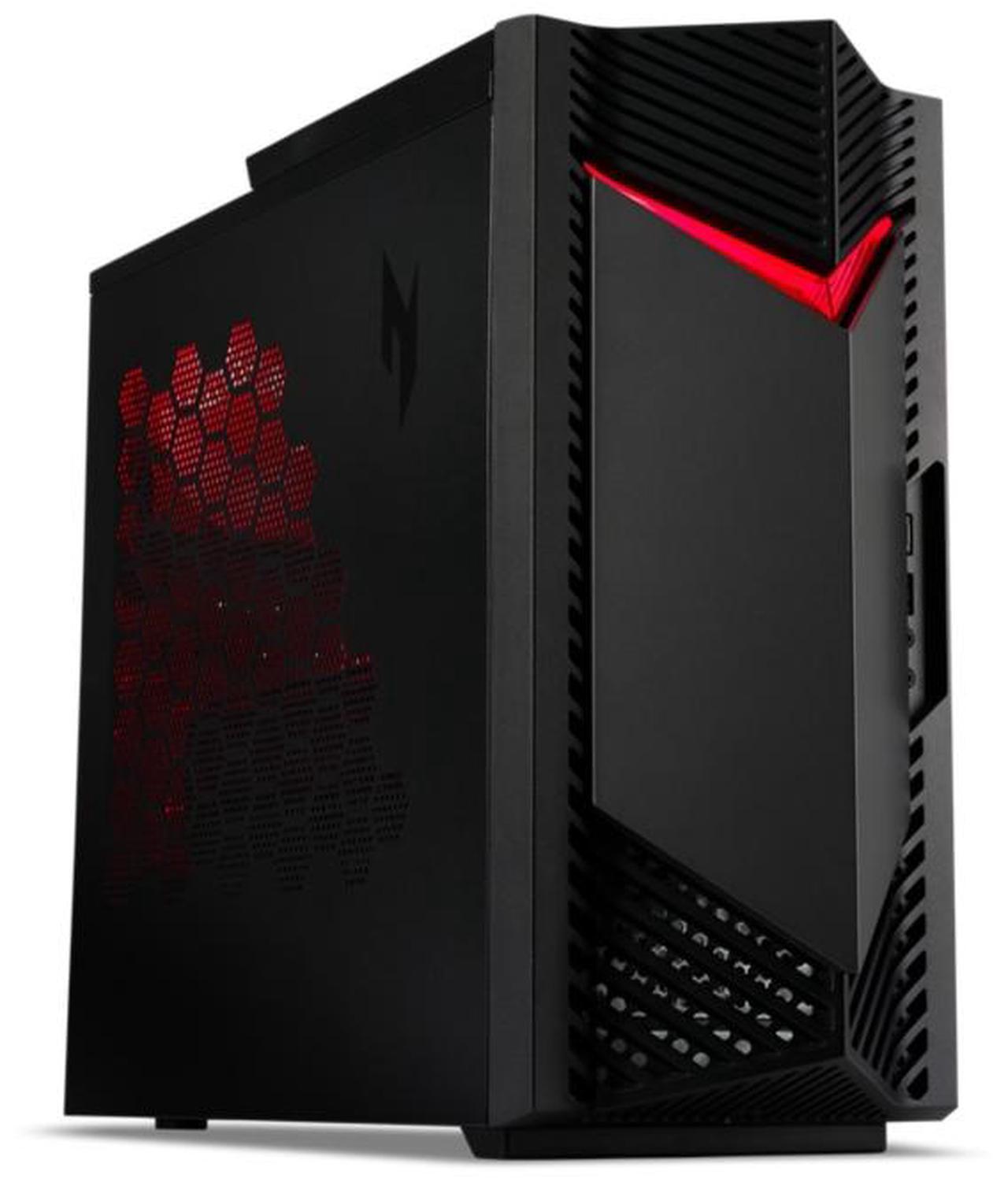Alt view image 18 of 19 - Acer Nitro 50 N50-650-UR13 Desktop, 13th Gen Intel Core i5-13400F, GeForce RTX 3060 Graphics, 16GB DDR4 3200MHZ Memory, 512GB M.2 2280 PCIe Gen 4 SSD, 1TB 7200RPM HDD, DTS: X Ultra, Windows 11 Home