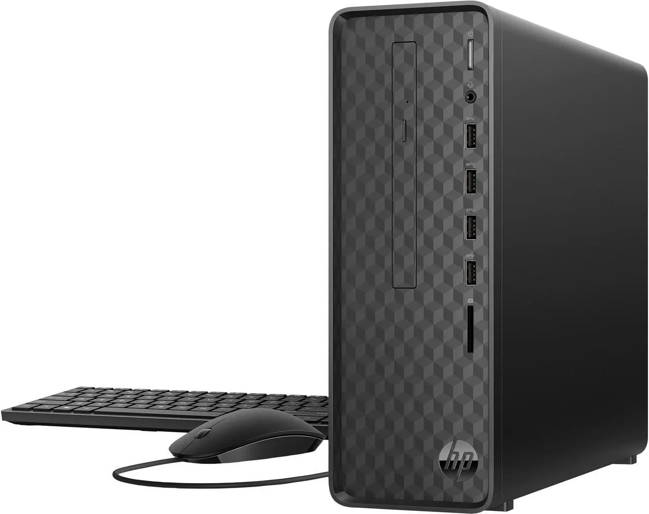 Main image of HP Desktop Computer Slim S01-aF0020 AMD Athlon Gold 3150U (2.40 GHz) 8 GB DDR4 256 GB PCIe SSD AMD Radeon Graphics DVD-Writer Windows 11 Home 64-bit