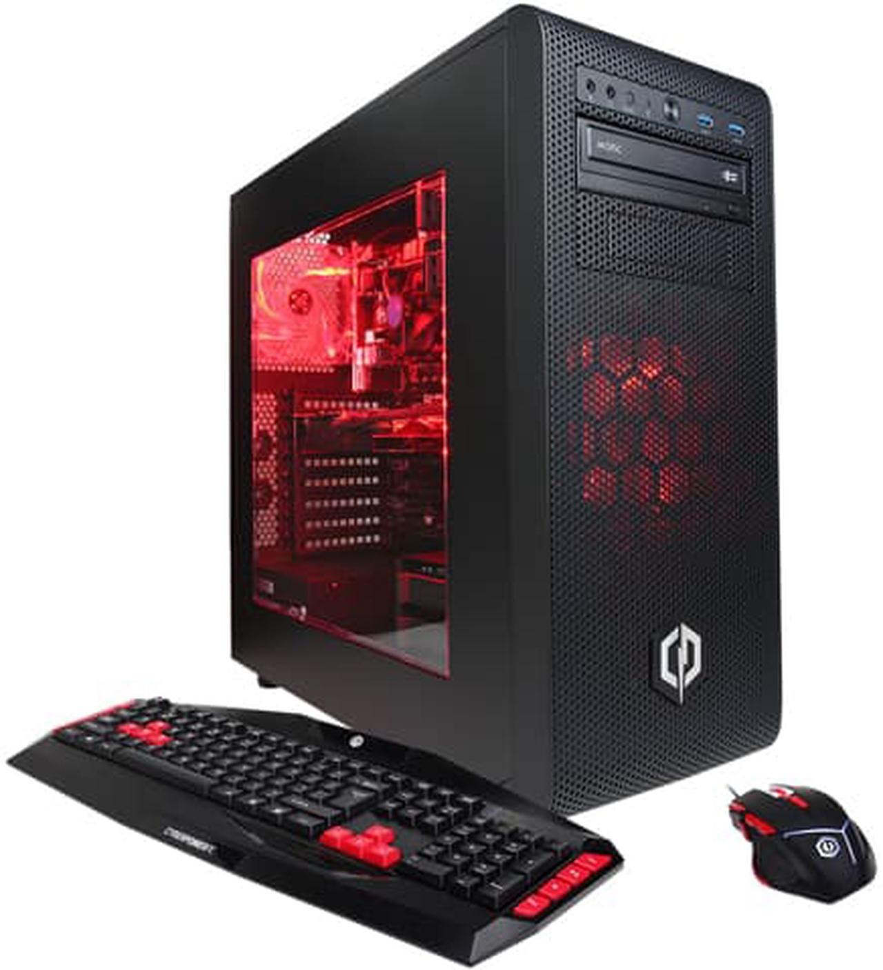 CyberPowerPC Gamer Ultra GUA4100INC Computer, AMD FX-8320 3.5 GHz, 16 GB DDR3 RAM, 2 TB HDD, NVIDIA GeForce GTX 1070 8 GB, Windows 10 Home