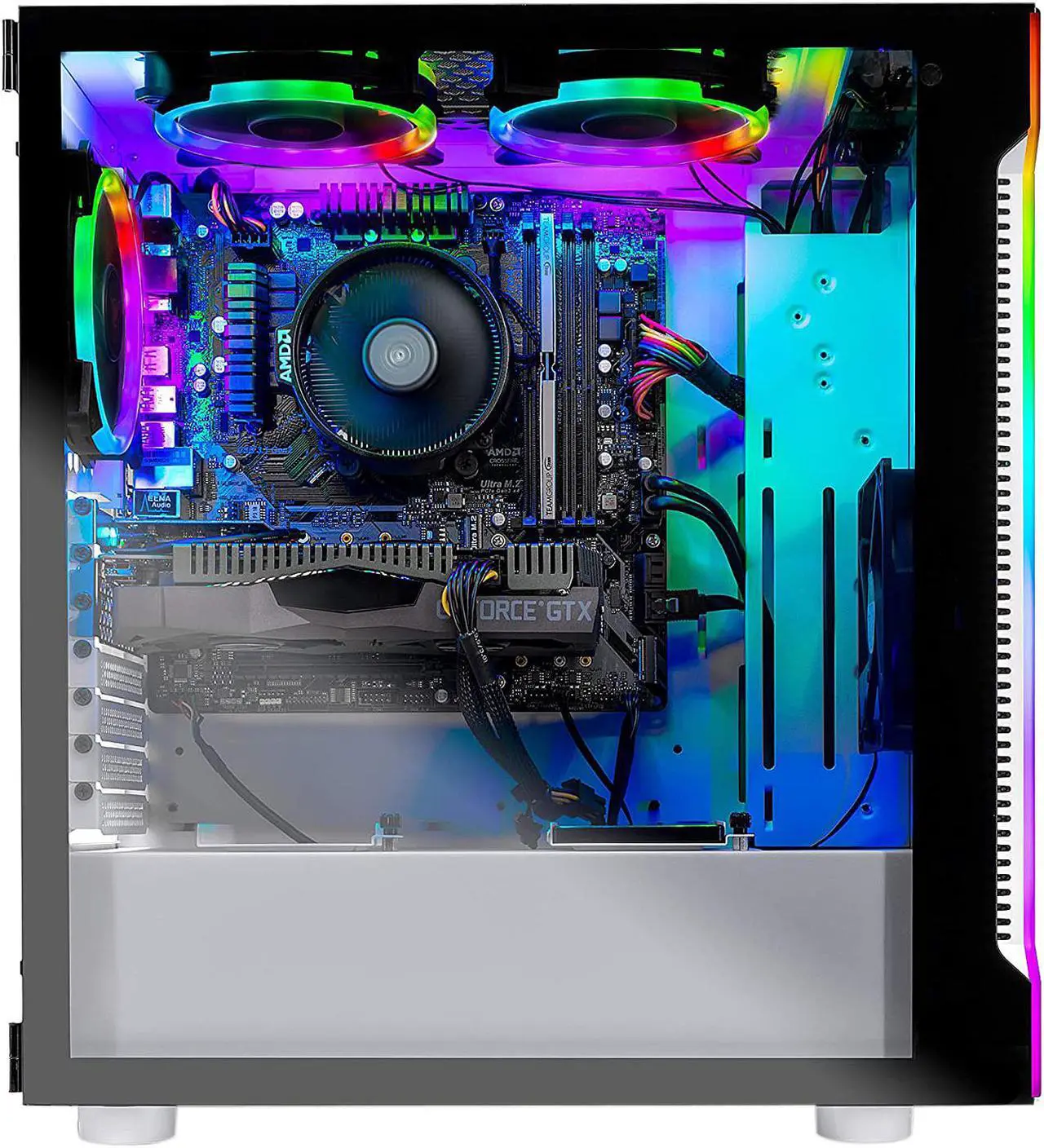 Alt view image 6 of 9 - Skytech Archangel - AMD Ryzen 5 3600 - GeForce GTX 1660 - 500 GB SSD - 8 GB DDR4 - RGB Fans - Windows 10 Home - Wraith Cooler - Gaming Desktop