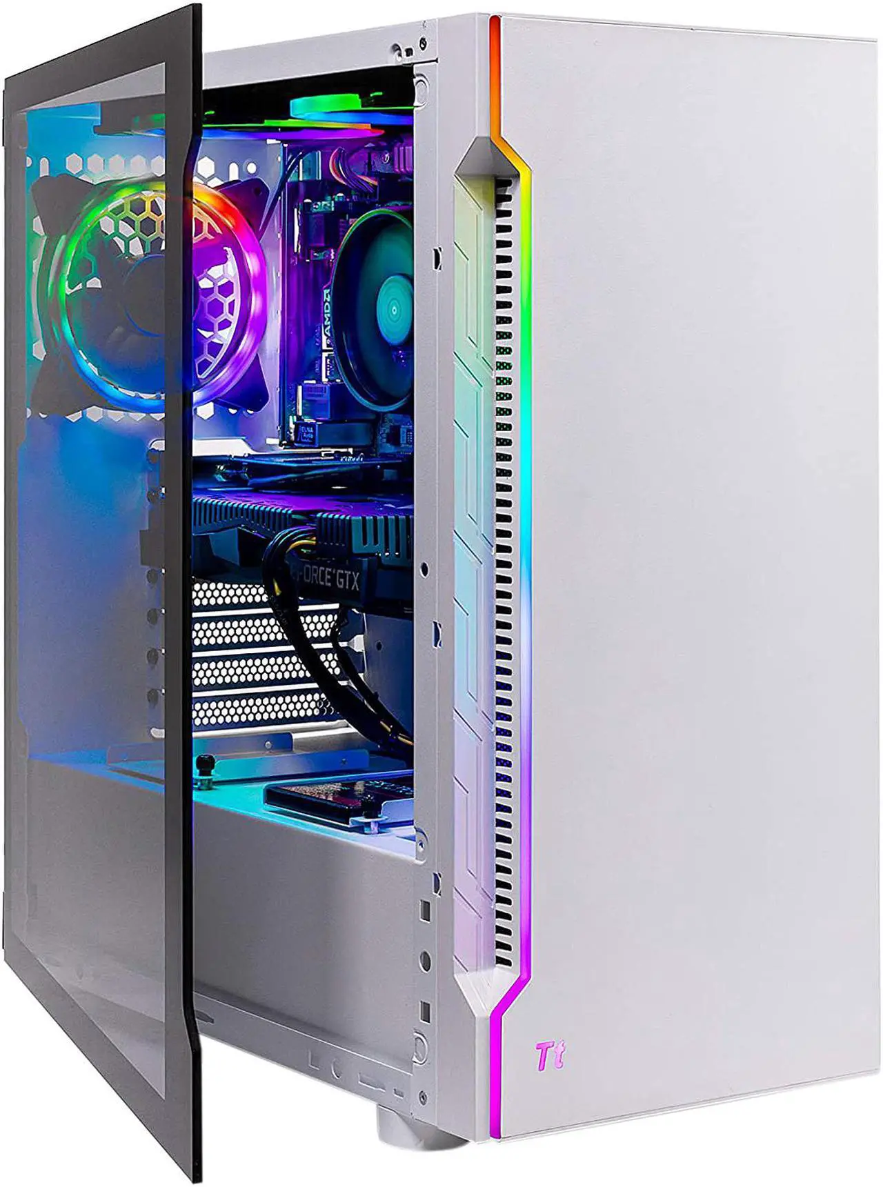 Alt view image 5 of 9 - Skytech Archangel - AMD Ryzen 5 3600 - GeForce GTX 1660 - 500 GB SSD - 8 GB DDR4 - RGB Fans - Windows 10 Home - Wraith Cooler - Gaming Desktop