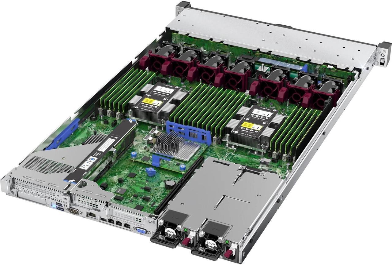Alt view image 2 of 4 - HPE ProLiant DL360 G10 1U Rack Server - 1x Intel Xeon Gold (6226R 2.90 GHz) - 32GB RAM - Serial ATA, 12Gb/s SAS Controller - Intel C621 Chip - 10 Gigabit Ethernet - 8 x SFF  - 1 x 800 W  P56953-B21