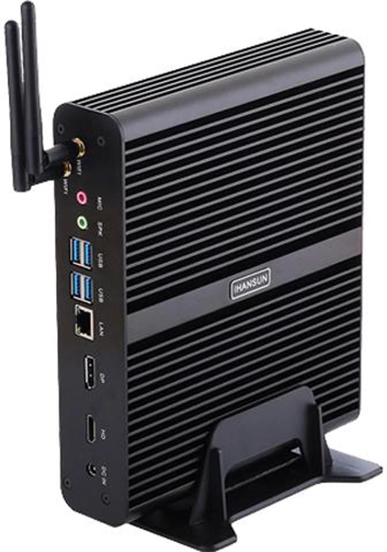Main image of HUNSN 4K Fanless Mini PC, Desktop Computer, Server, I7 8550U / 8565U / 8559U / 8569U / 8650U, BM14, Windows 11 pro or Linux Ubuntu, WiFi, BT, DP, HDMI, LAN, 16G RAM DDR4, 128G SSD, 1TB HDD