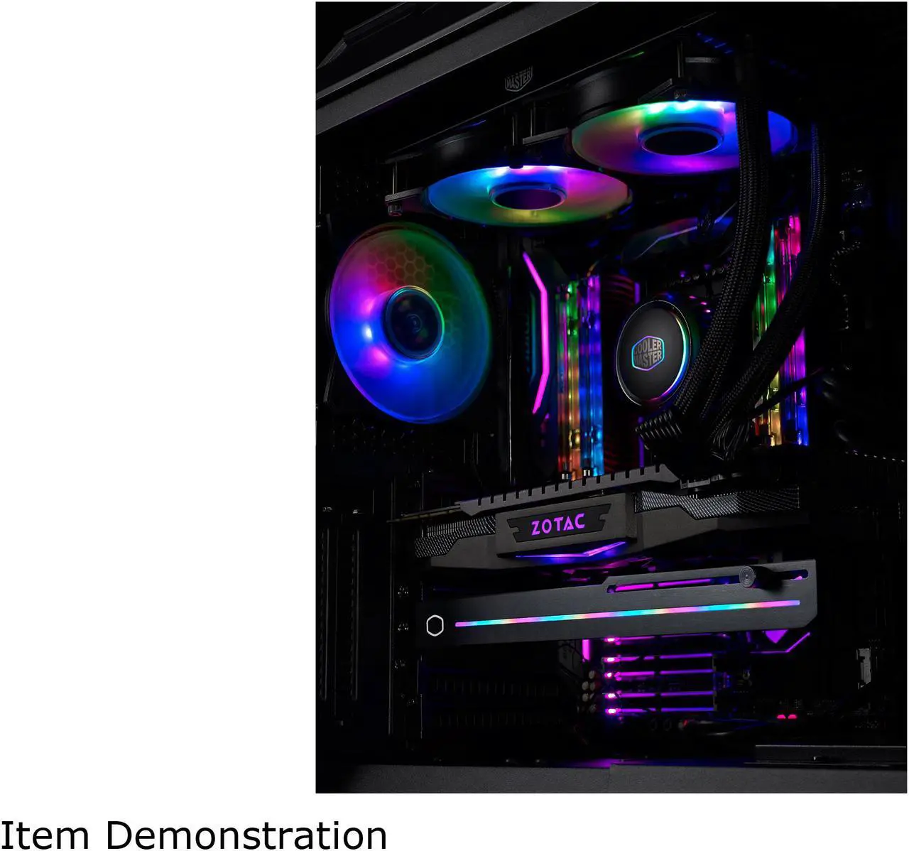 Alt view image 6 of 6 - Cooler Master ELV8 Addressable RGB Vertical Universal Graphic Card Holder