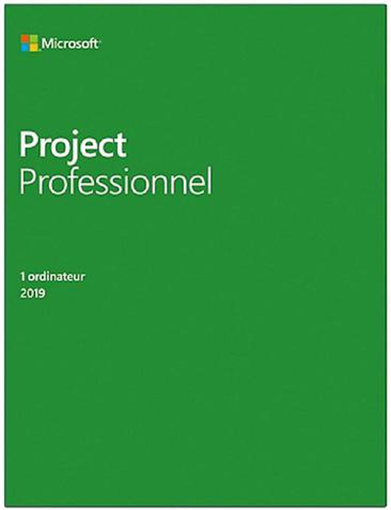 Microsoft Project 2019 Professional - Box Pack - 1 PC - Medialess