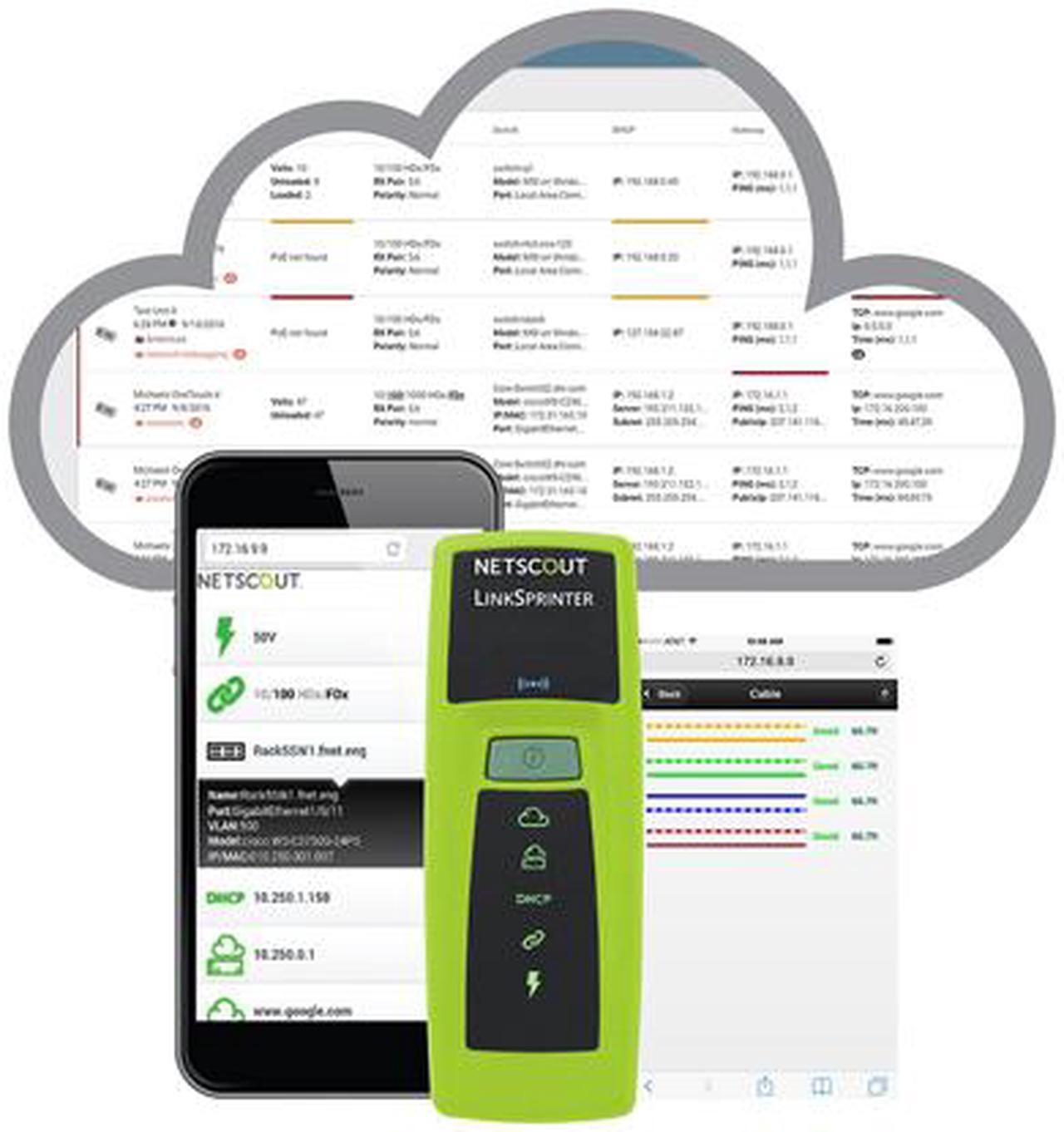 Alt view image 3 of 4 - NetScout LinkSprinter Pocket Network Tester LSPRNTR300