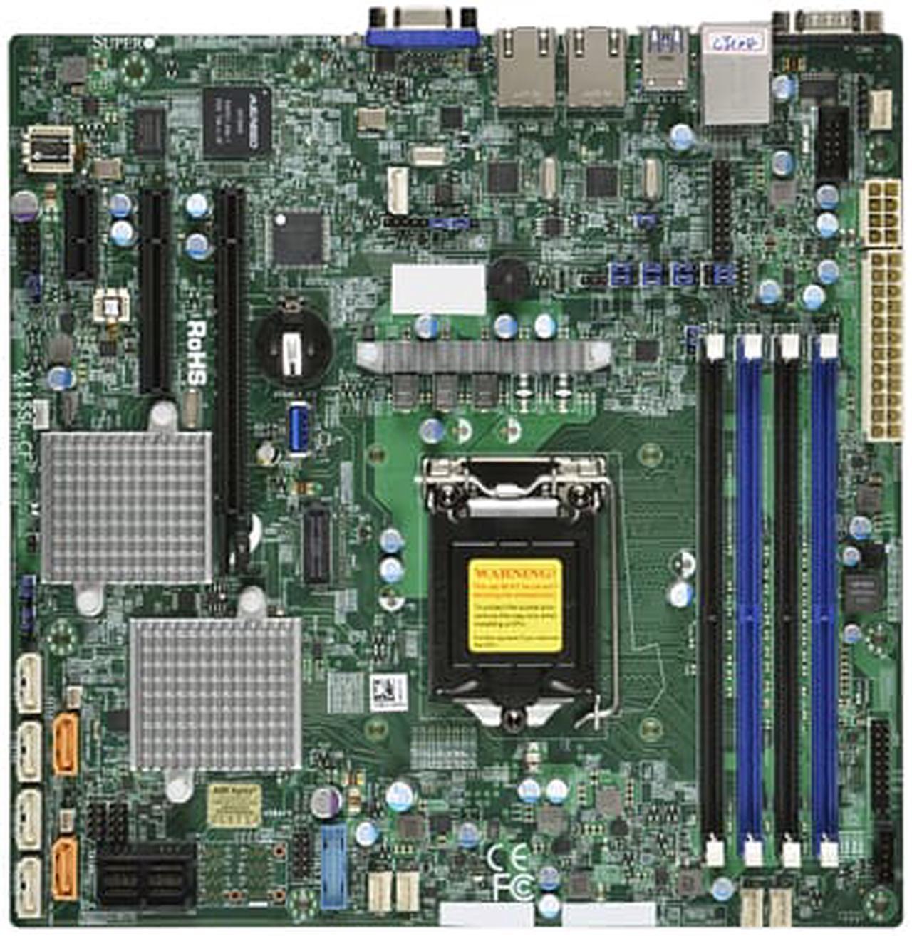 Alt view image 2 of 3 - Supermicro X11SSL-CF Motherboard