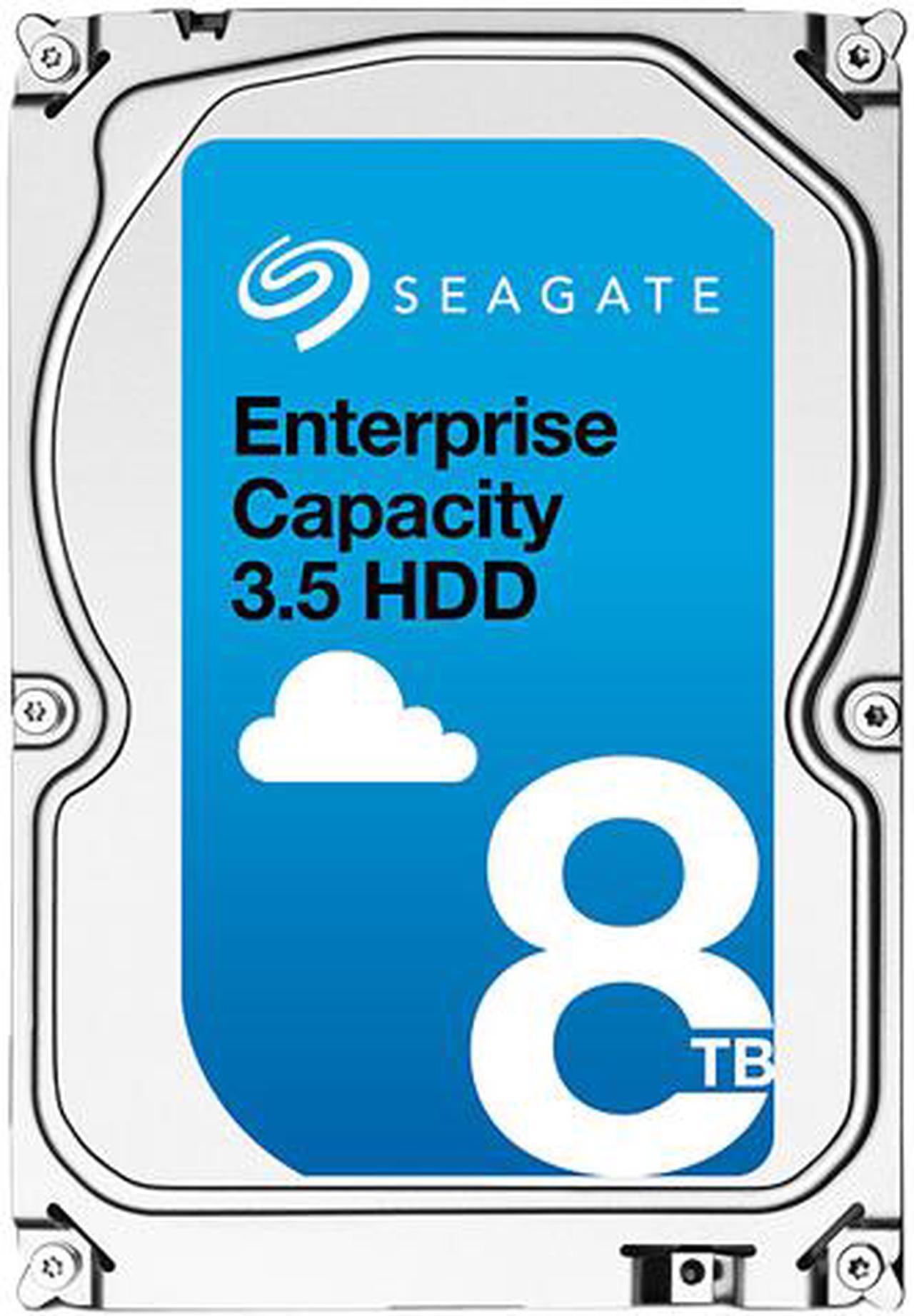 Seagate Enterprise Capacity 3.5'' HDD 8TB 7200 RPM 512e SAS 12Gb/s 256MB Cache Internal Hard Drive ST8000NM0075