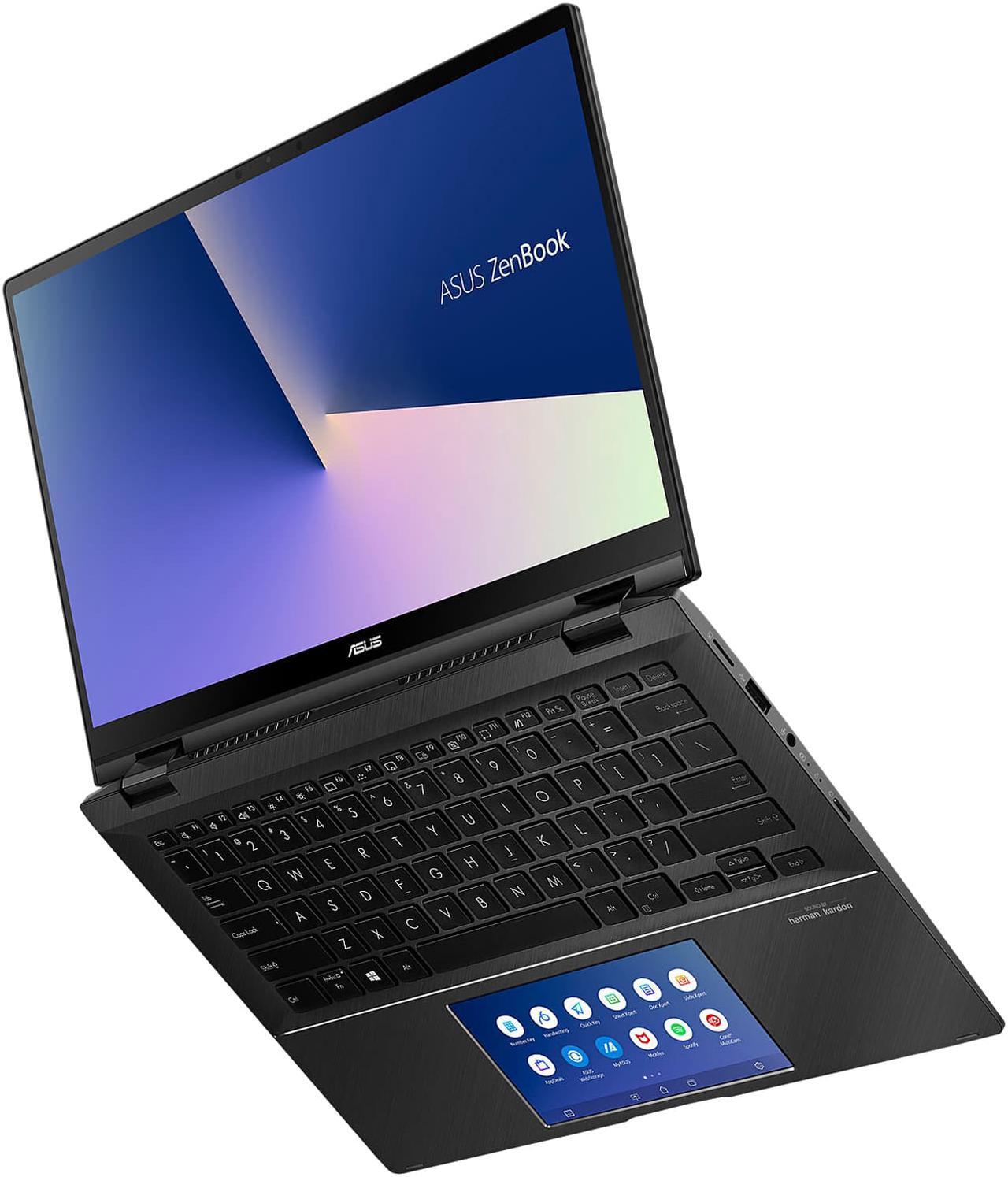 Alt view image 4 of 6 - ASUS ZenBook Flip 14 UX463FA-Q72P-CB Intel Core i7 10th Gen 10510U (1.80 GHz) 16 GB LPDDR3 Memory 512 GB SSD 14" Touchscreen 1920 x 1080 Convertible 2-in-1 Laptop Windows 10 Pro 64-bit