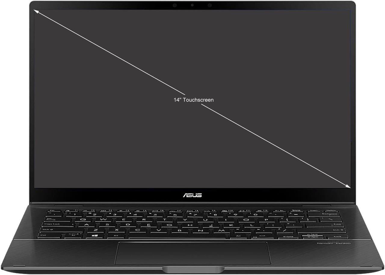 Alt view image 2 of 6 - ASUS ZenBook Flip 14 UX463FA-Q72P-CB Intel Core i7 10th Gen 10510U (1.80 GHz) 16 GB LPDDR3 Memory 512 GB SSD 14" Touchscreen 1920 x 1080 Convertible 2-in-1 Laptop Windows 10 Pro 64-bit