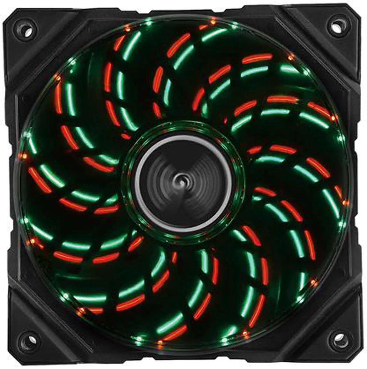 Main image of Enermax D.F. VEGAS DUO Duo LED Light 120mm Fan Dust Free Rotation Technology High Technology PWM Speed Control, Black, UCDFVD12P