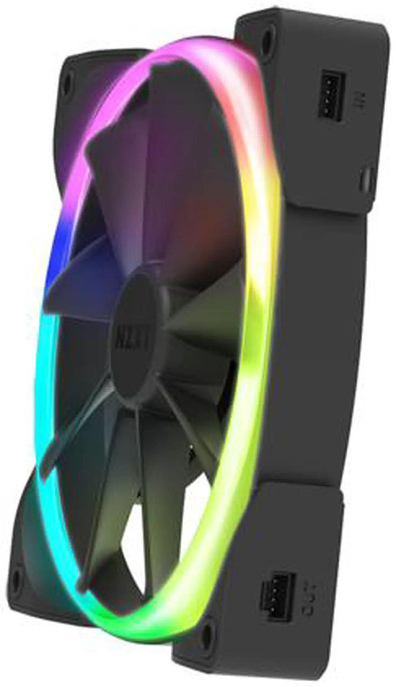 Alt view image 11 of 20 - NZXT AER RGB 2 - 120mm - RGB LED - Fluid Dynamic Bearing - PWM Fan for Hue 2 - Single