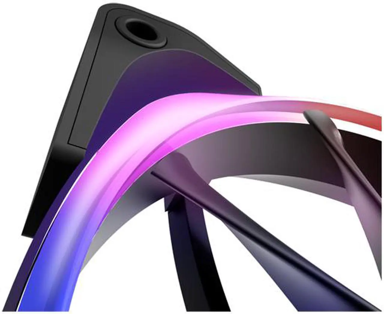 Alt view image 13 of 20 - NZXT AER RGB 2 - 120mm - RGB LED - Fluid Dynamic Bearing - PWM Fan for Hue 2 - Single