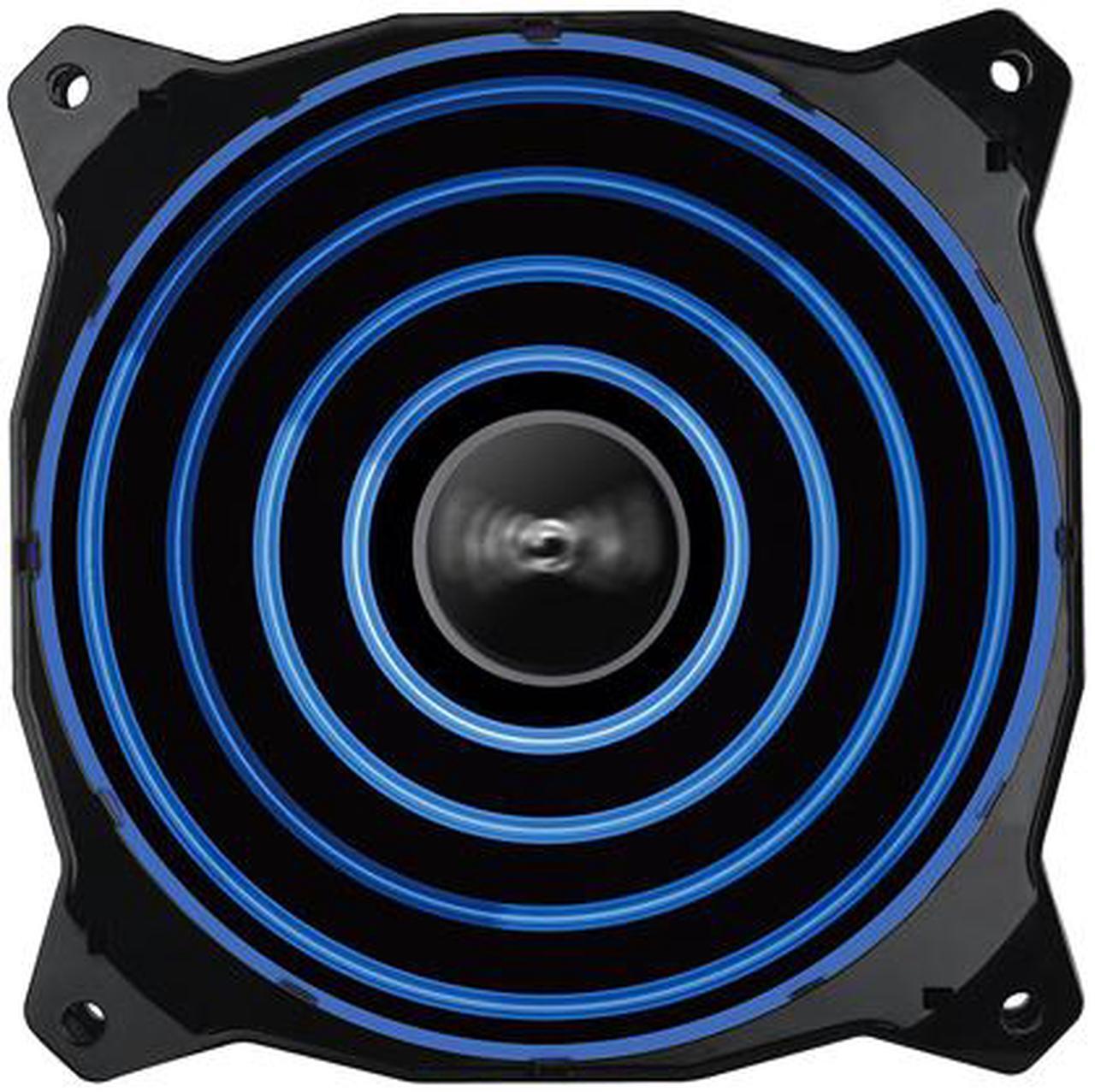 Alt view image 4 of 8 - Lepa Chopper Advance 120mm High Performance LED PC Case Fan - Blue