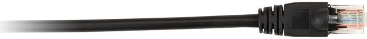 Main image of Black Box CAT6PC-005-BK Black Box CAT6 Value Line Patch Cable, Stranded, Black, 5-ft. (1.5-m) - Category 6 for Network Device - Patch Cable - 5 ft - 1 x RJ-45 Male Network - 1 x RJ-45 Male