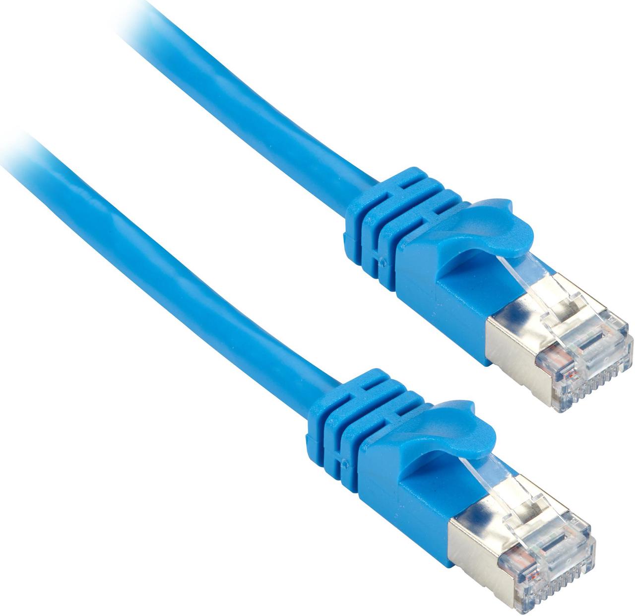 Main image of BLACK BOX CAT6APCS-014-BL CAT6A 500-MHZ STRANDED ETHERNET PATCH CABLE - SHIELDED (F/UTP), CM PVC, SLIMLINE