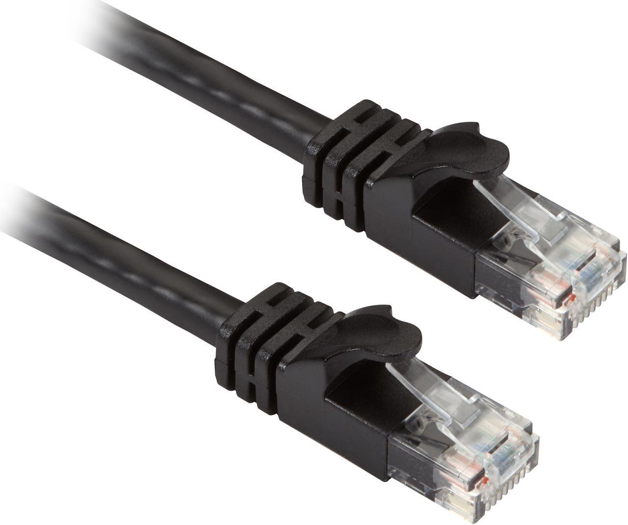 Main image of BLACK BOX CAT6APC-010-BK CAT6A 500-MHZ SLIMLINE MOLDED SNAGLESS STRANDED ETHERNET PATCH CABLE - UNSHIELDE