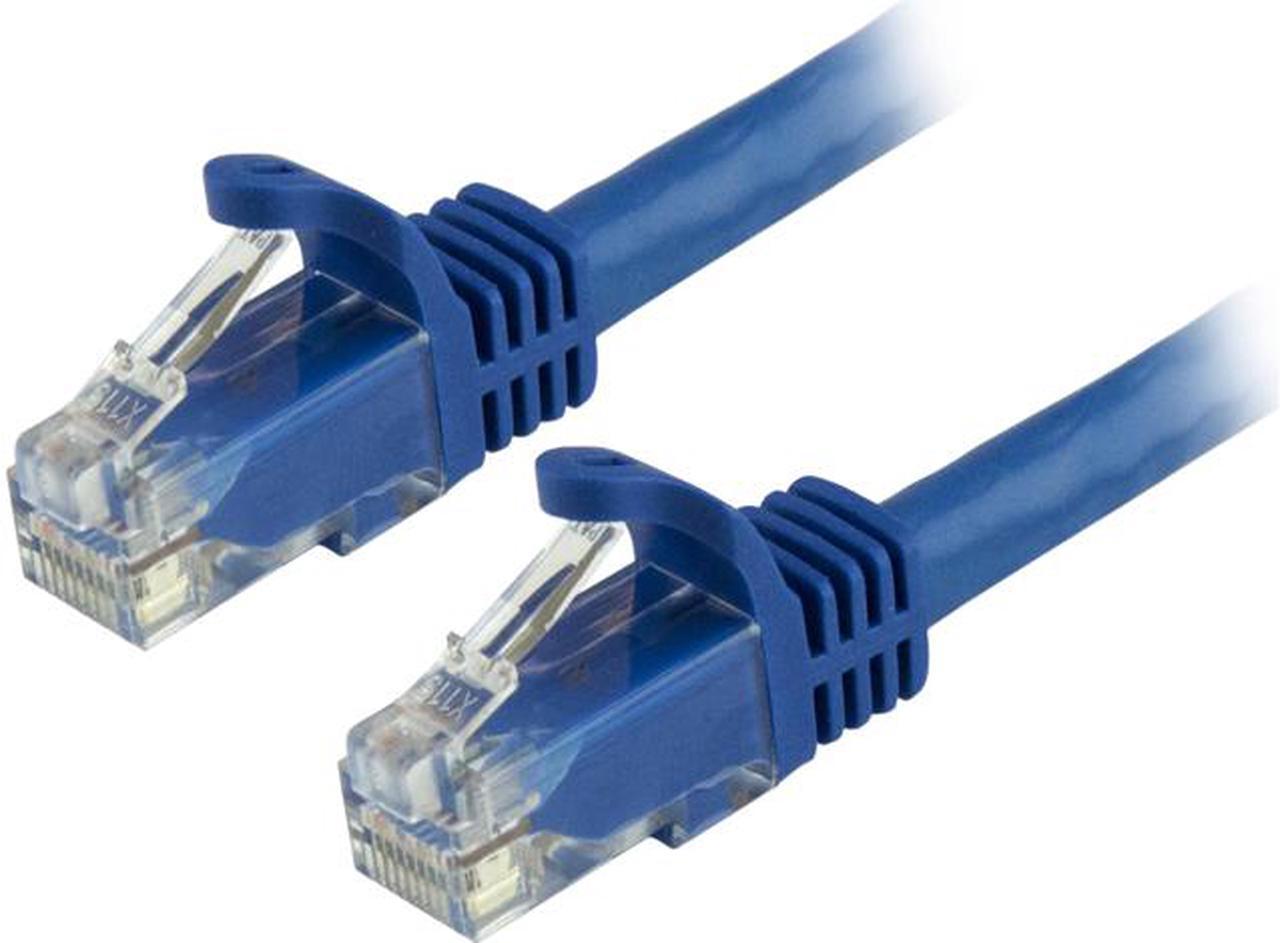 StarTech.com N6PATCH1BL 1ft Blue Cat6 Patch Cable with Snagless RJ45 Connectors - Short Ethernet Cable - 1 ft Cat 6 UTP Cable