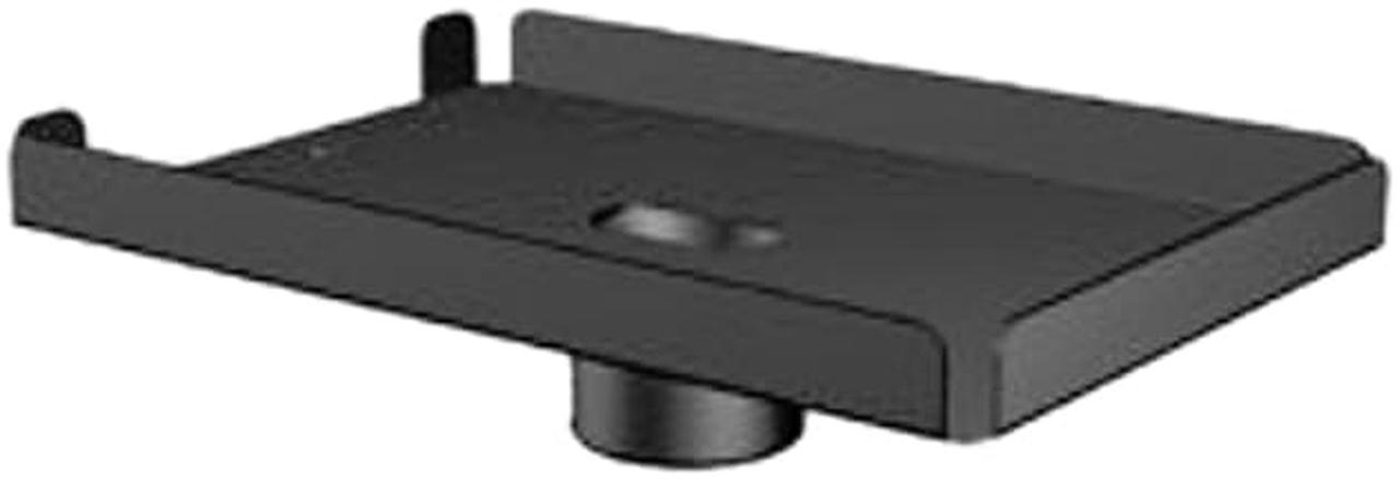 SpacePole SPV3104-02 Spacepole, Essentials: Epson Tm-T88 Or Star Micronics Tsp100/650 Printer Plate With Straight Angle With Cable Cover (Black)