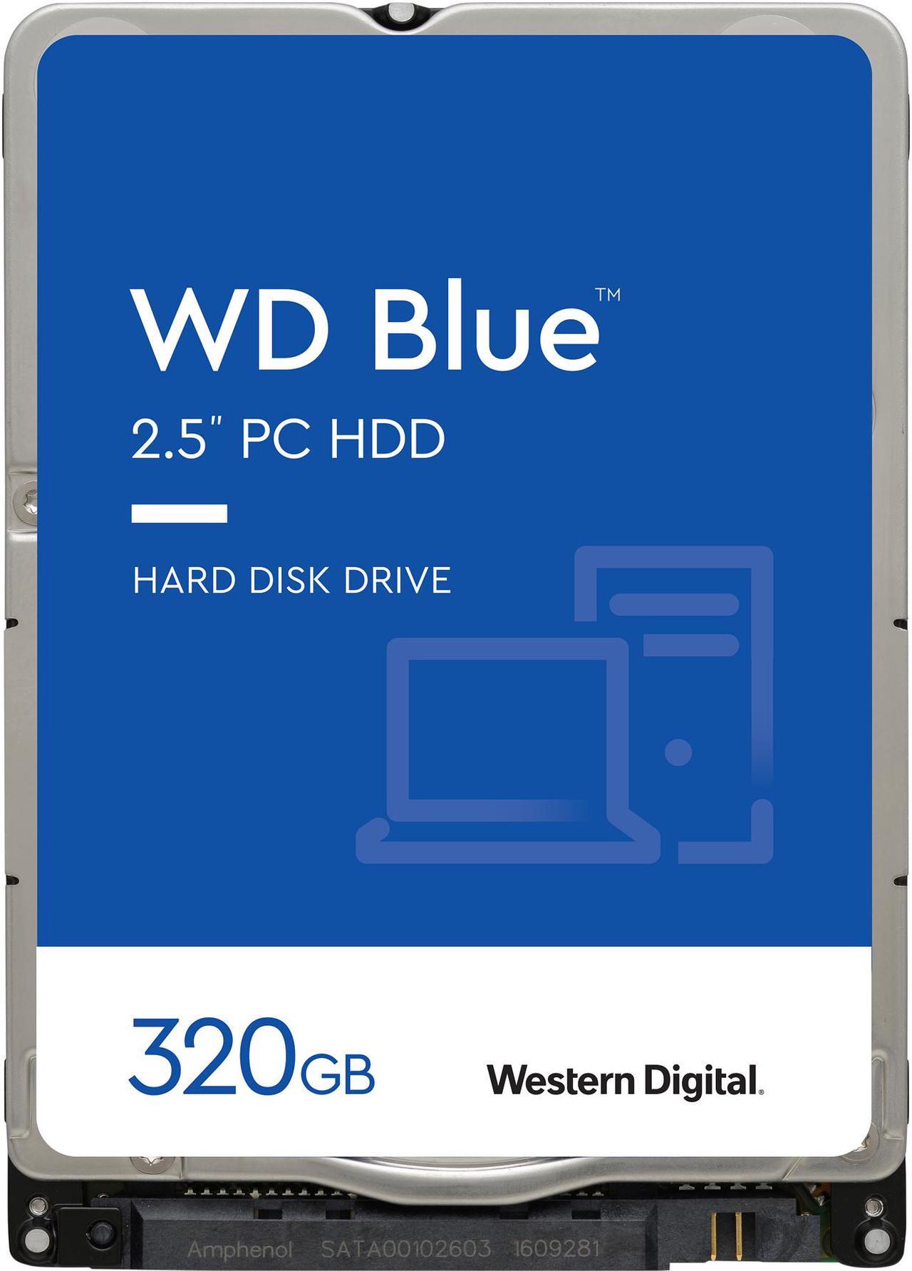 WD Blue 320GB Internal Hard Disk Drive - 5400 RPM Class SATA 6Gb/s 16MB Cache 2.5 Inch - WD3200LPCX