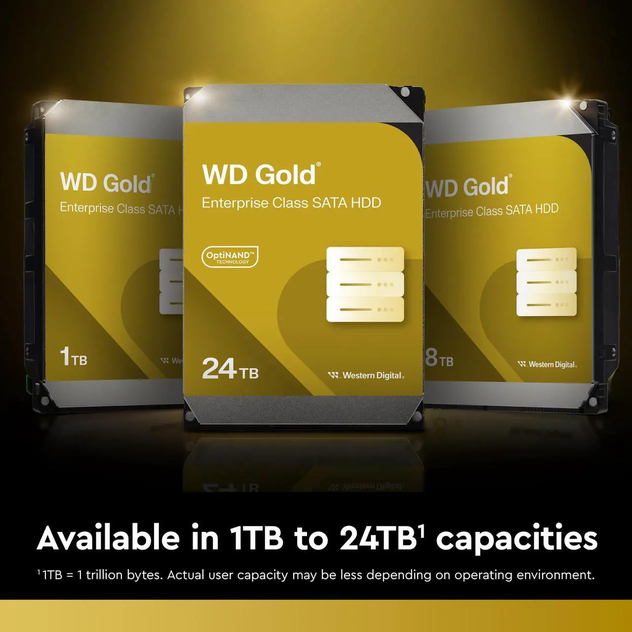 Alt view image 5 of 8 - WD Gold 8TB Enterprise Class Hard Disk Drive - 7200 RPM Class SATA 6Gb/s 256MB Cache 3.5 Inch - WD8004FRYZ