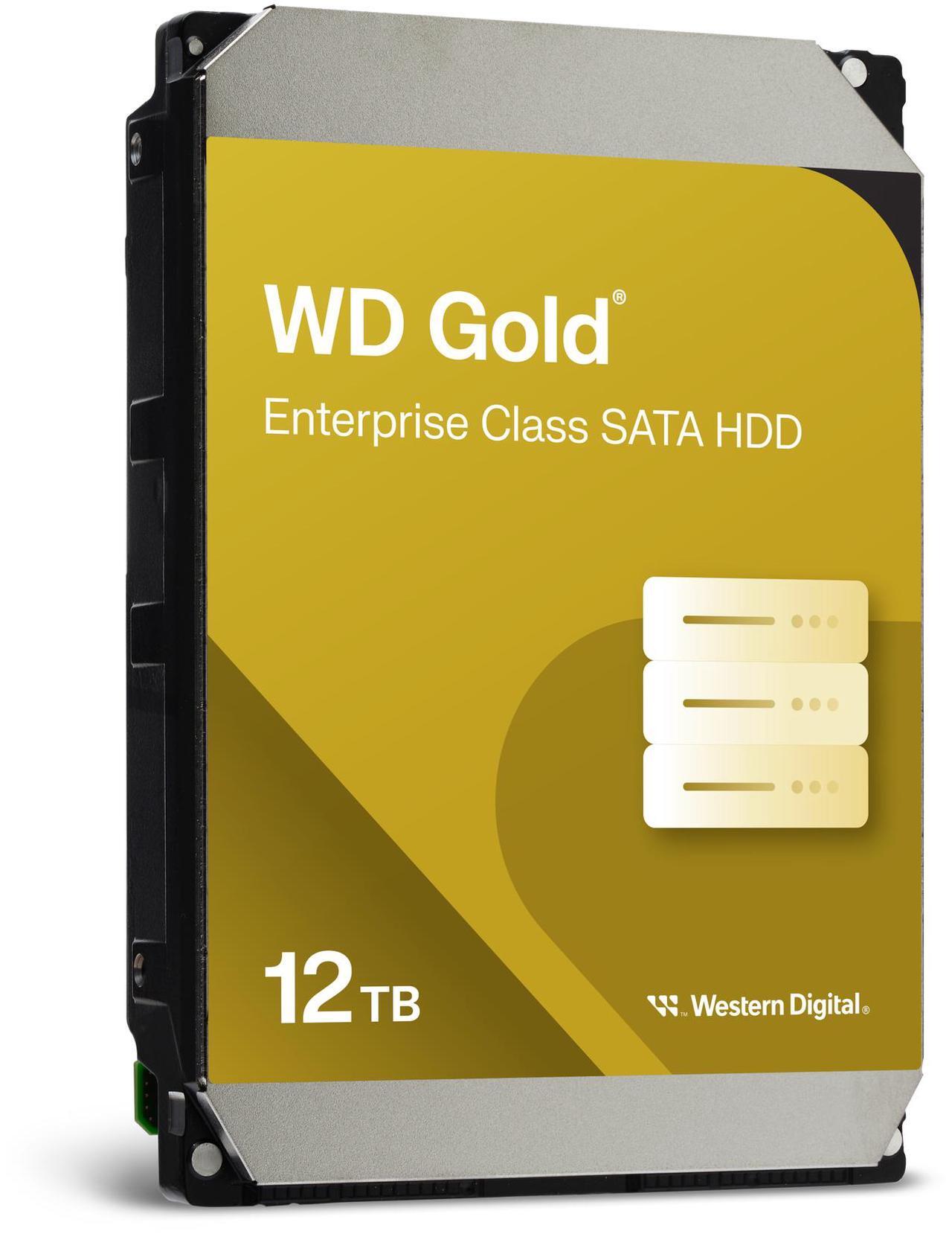Main image of WD Gold 12TB Enterprise Class Hard Disk Drive - 7200 RPM Class SATA 6Gb/s 512MB Cache 3.5 Inch - WD122KRYZ