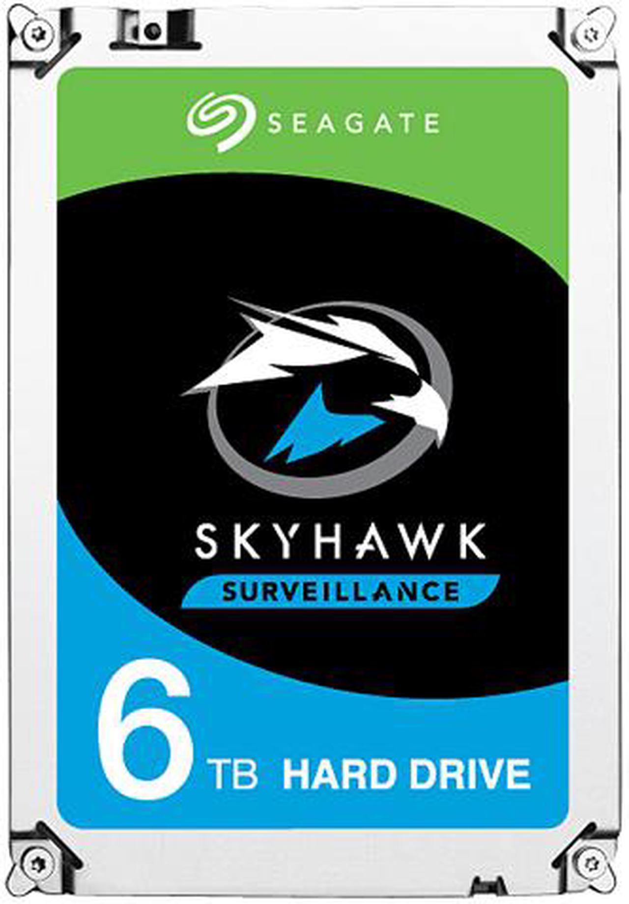 Seagate SkyHawk ST6000VX001 6TB 3.5" Internal Hard Drive - SATA 6.0Gb/s - 256MB Buffer